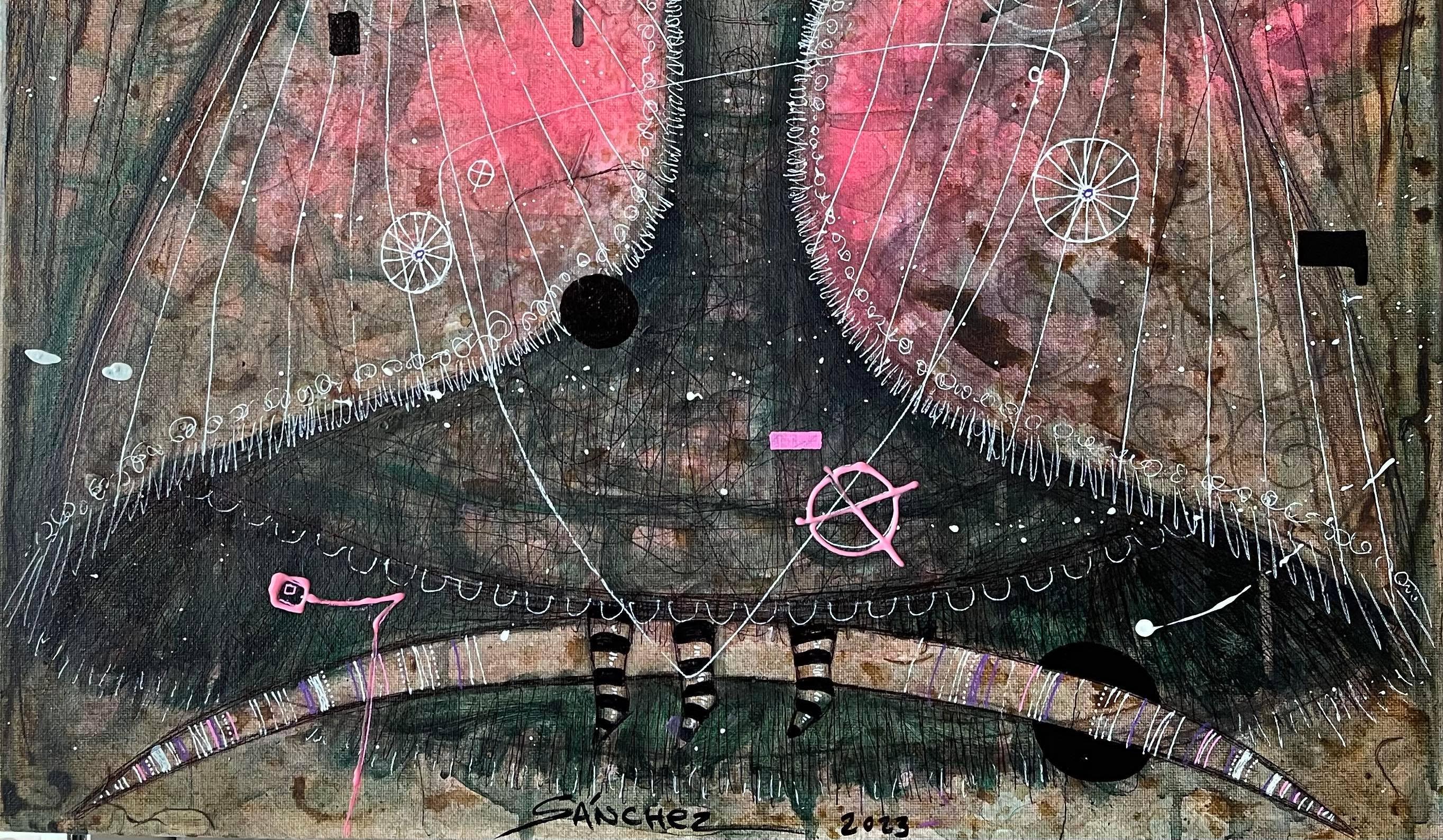 La Virgen y el Niño, Óleo, Técnica mixta, Hiperrealismo, Arte Cubano Moderno,  Surrealista en venta 7