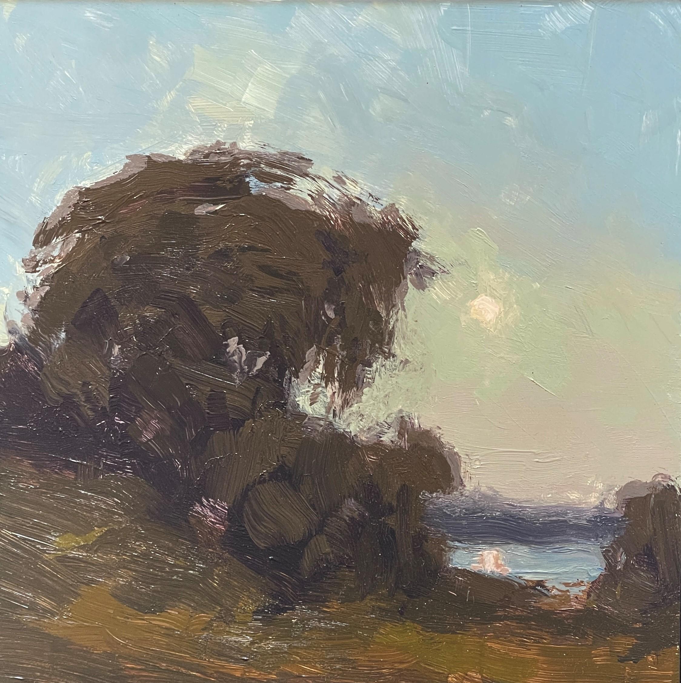 "Beach Bailey's Harbor" - Midwestern Landscape and Skyscape, Acrylic Painting