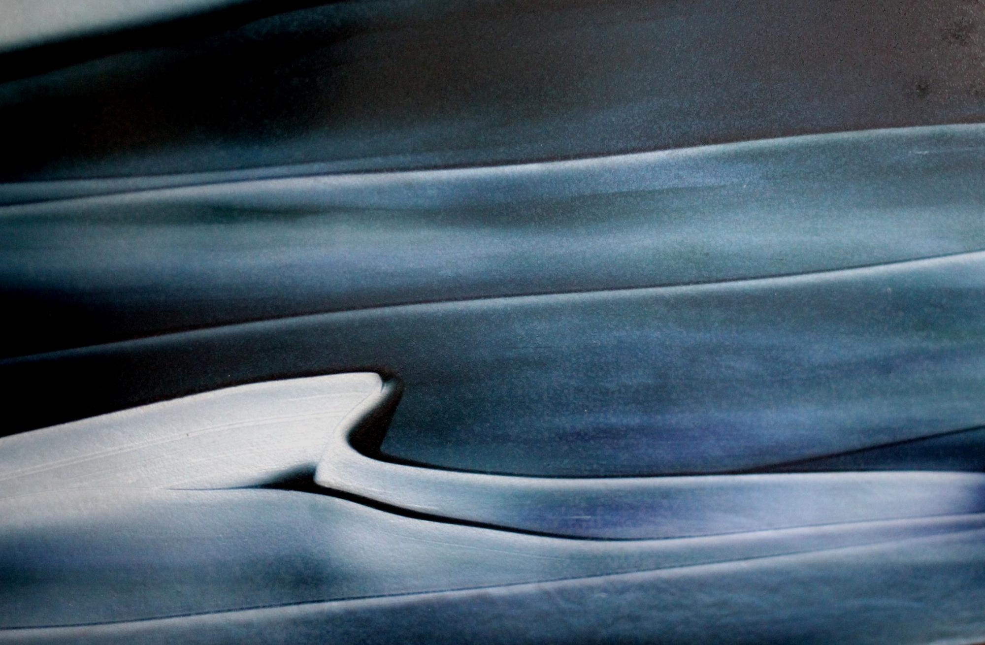 Shimmer Brian Sostrom, Acrylic painting on acrylic paint on plexiglass 1