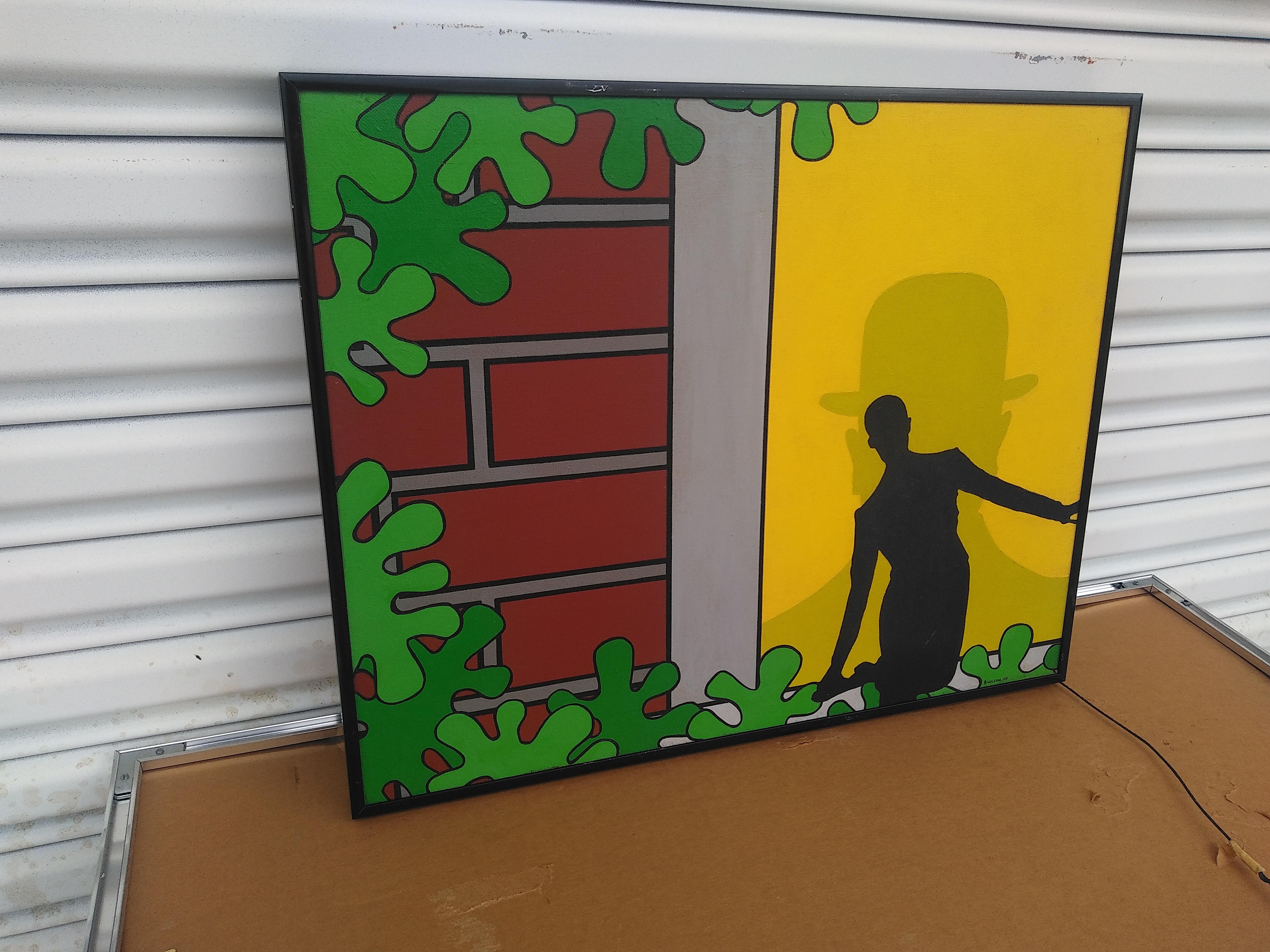 Dies ist ein Originalkunstwerk von Brian Wilson. Es ist ein Acrylbild auf Leinwand. Es trägt den Titel 