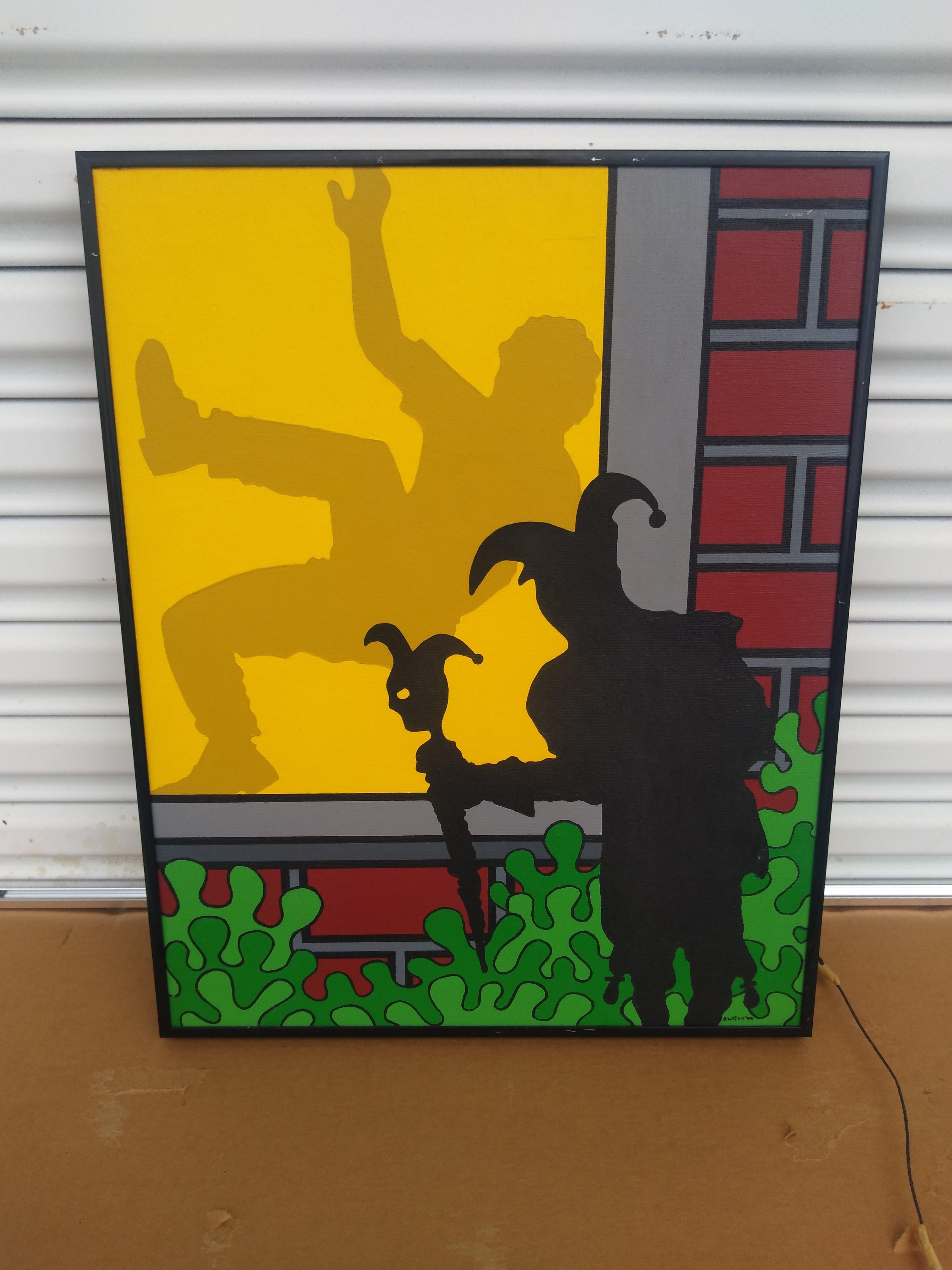 Dies ist ein Original-Acryl auf Leinwand von Brian Wilson. Es trägt den Titel 