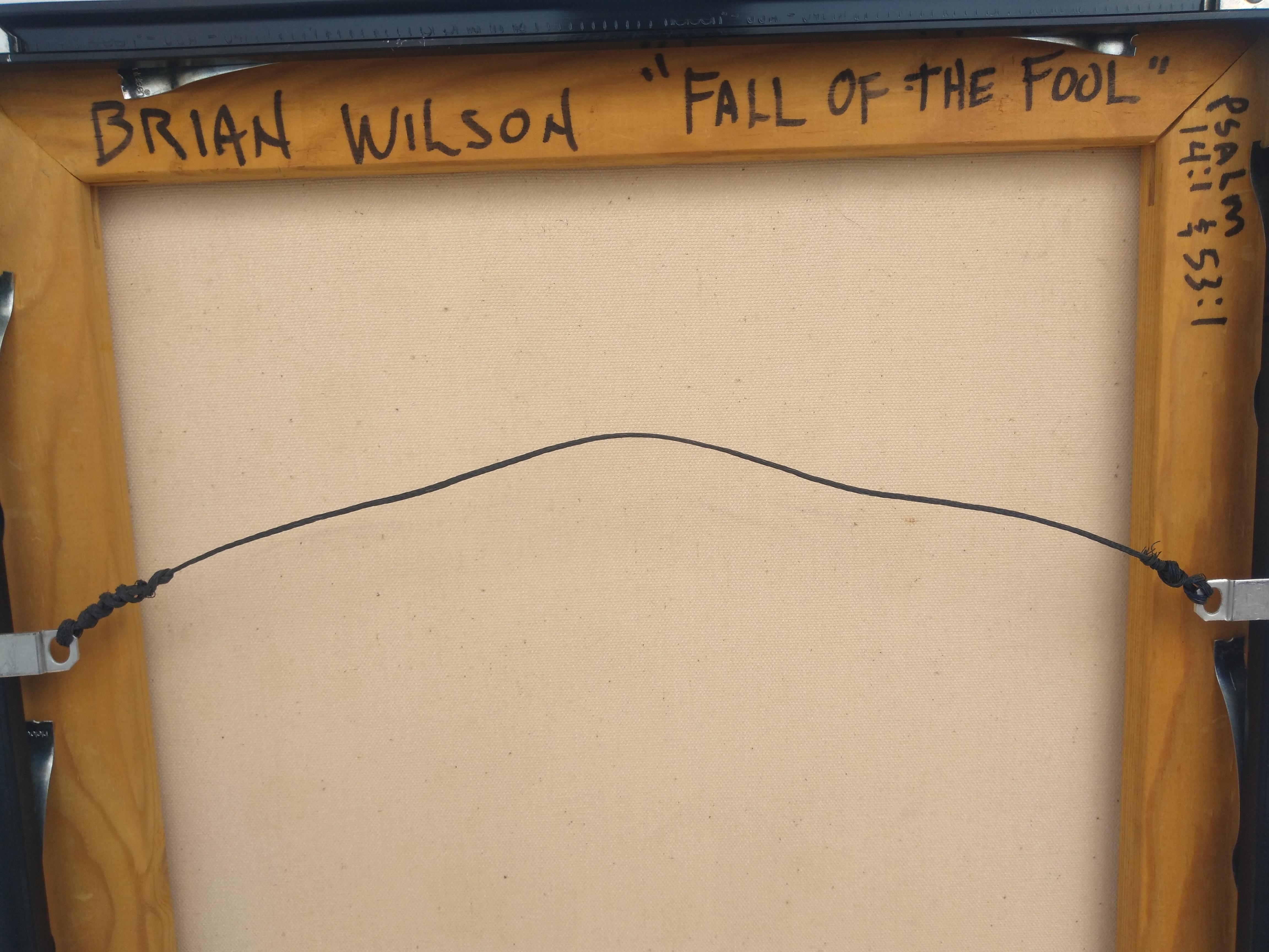 Brian Wilson „The Fall Of A Fool“ Acryl auf Leinwand (amerikanisch) im Angebot