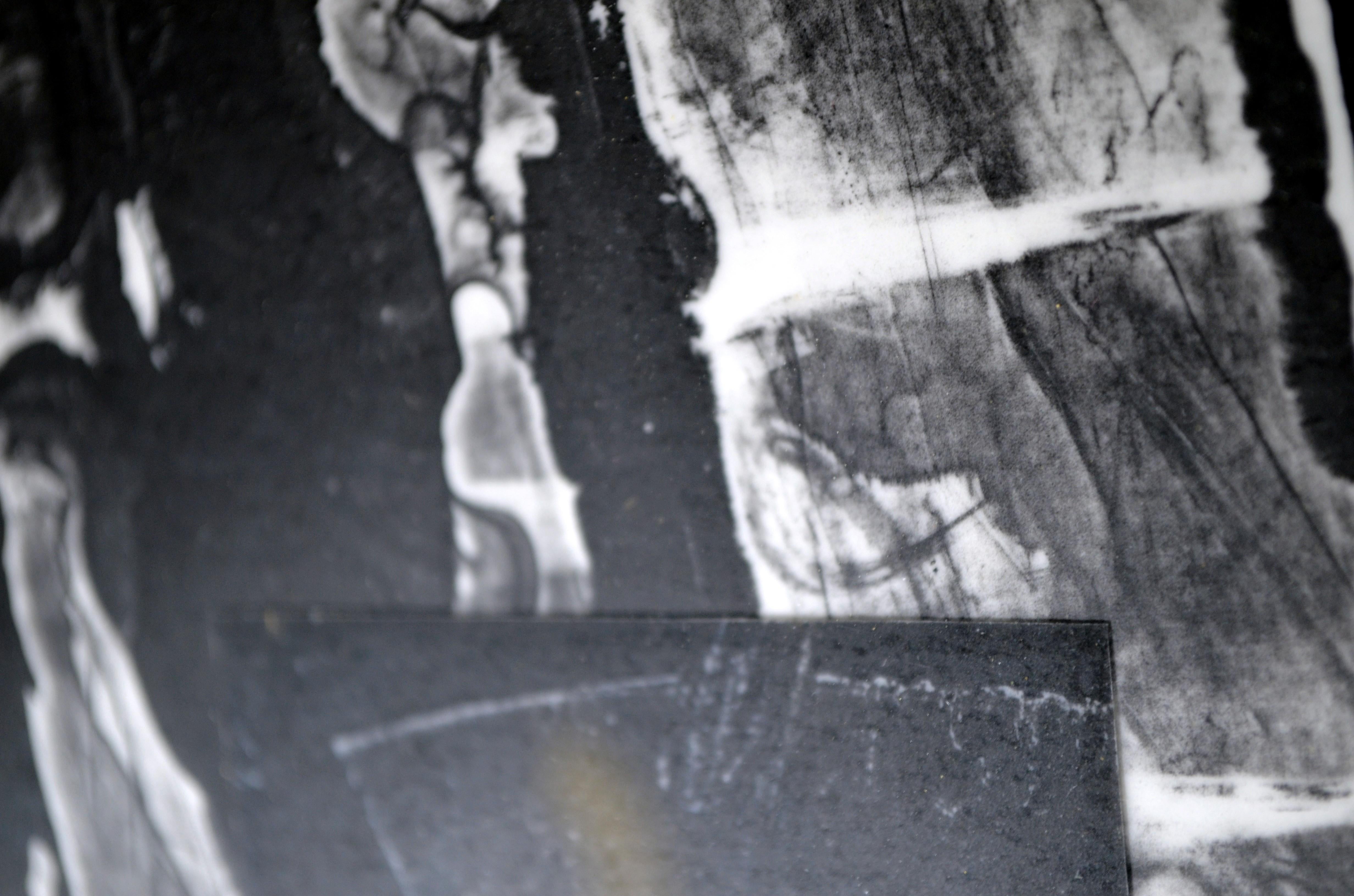 Hand-Painted Brian Wood (1948) - Ink and photograph on mylar titled 