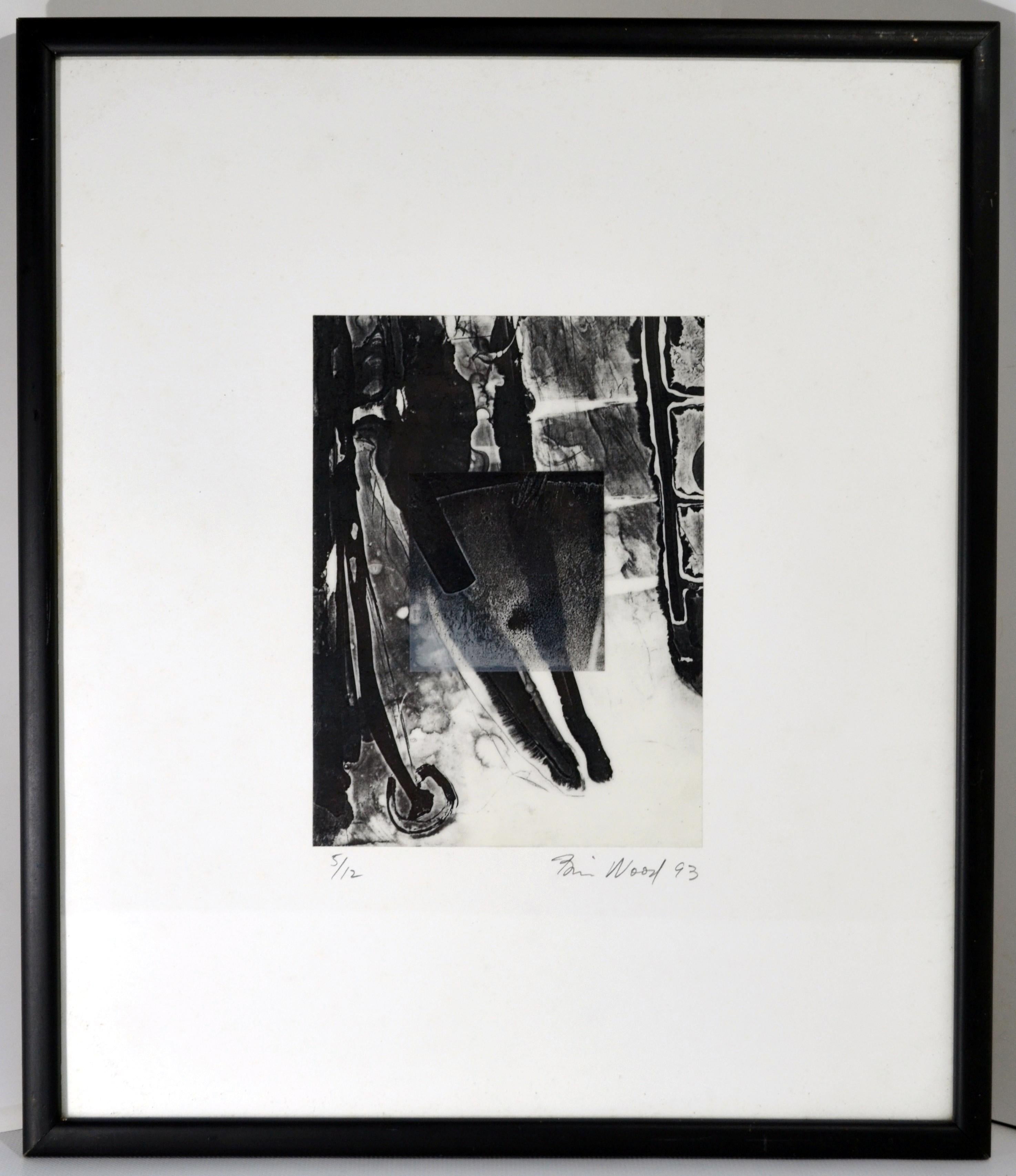 Late 20th Century Brian Wood (1948) - Ink and photograph on mylar titled 
