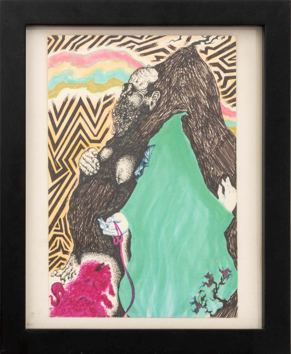 "Arise King of May: OTO on the LES" - Mixed Media Art de Brian Zegeer