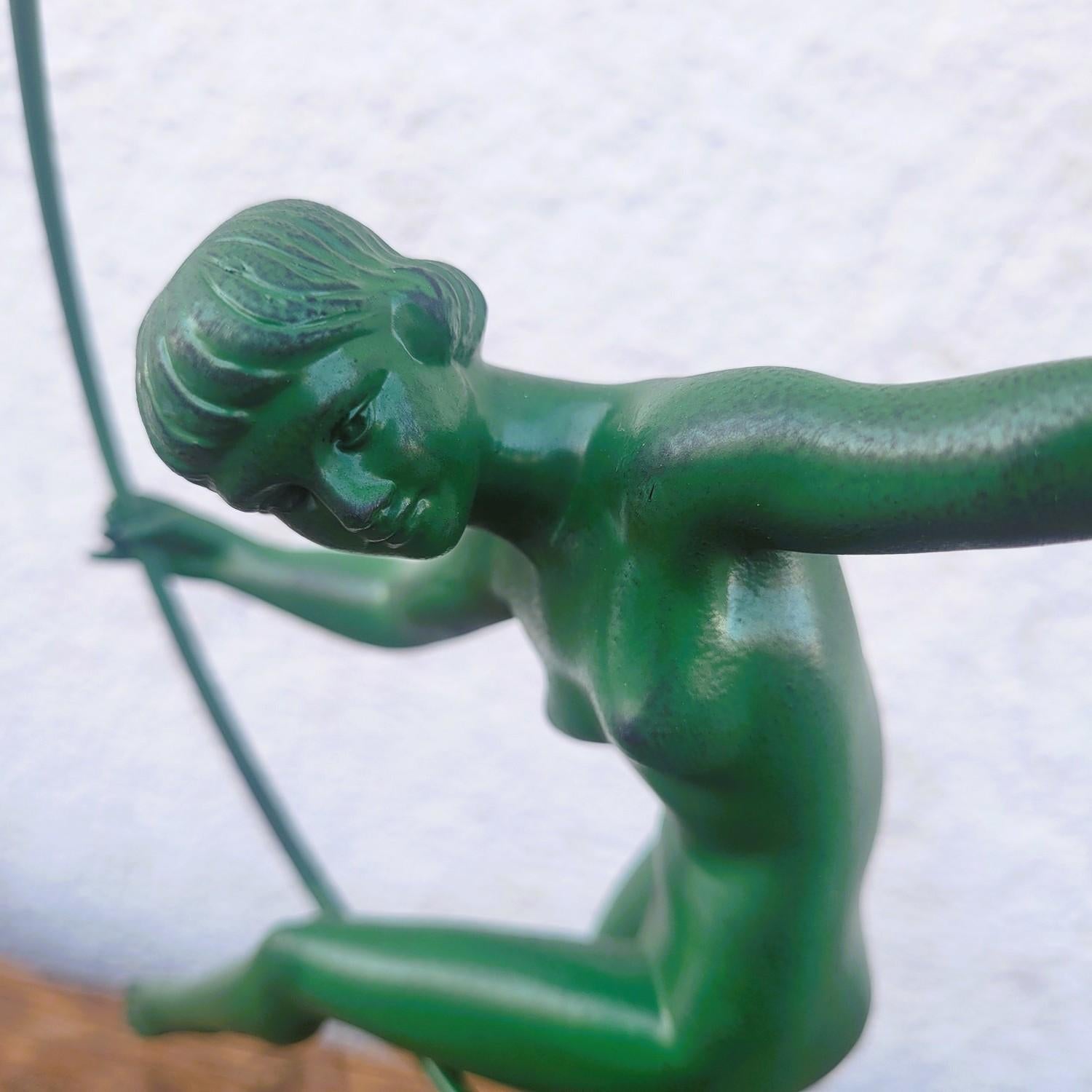 Briand, Hoop Dancer, Art Deco Sculpture, 20th Century in vendita 1