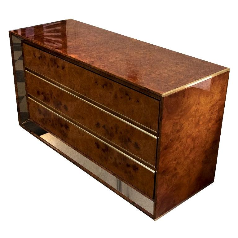 Briar-Root Cabinet by Romeo Rega, Italy, Early 1980s