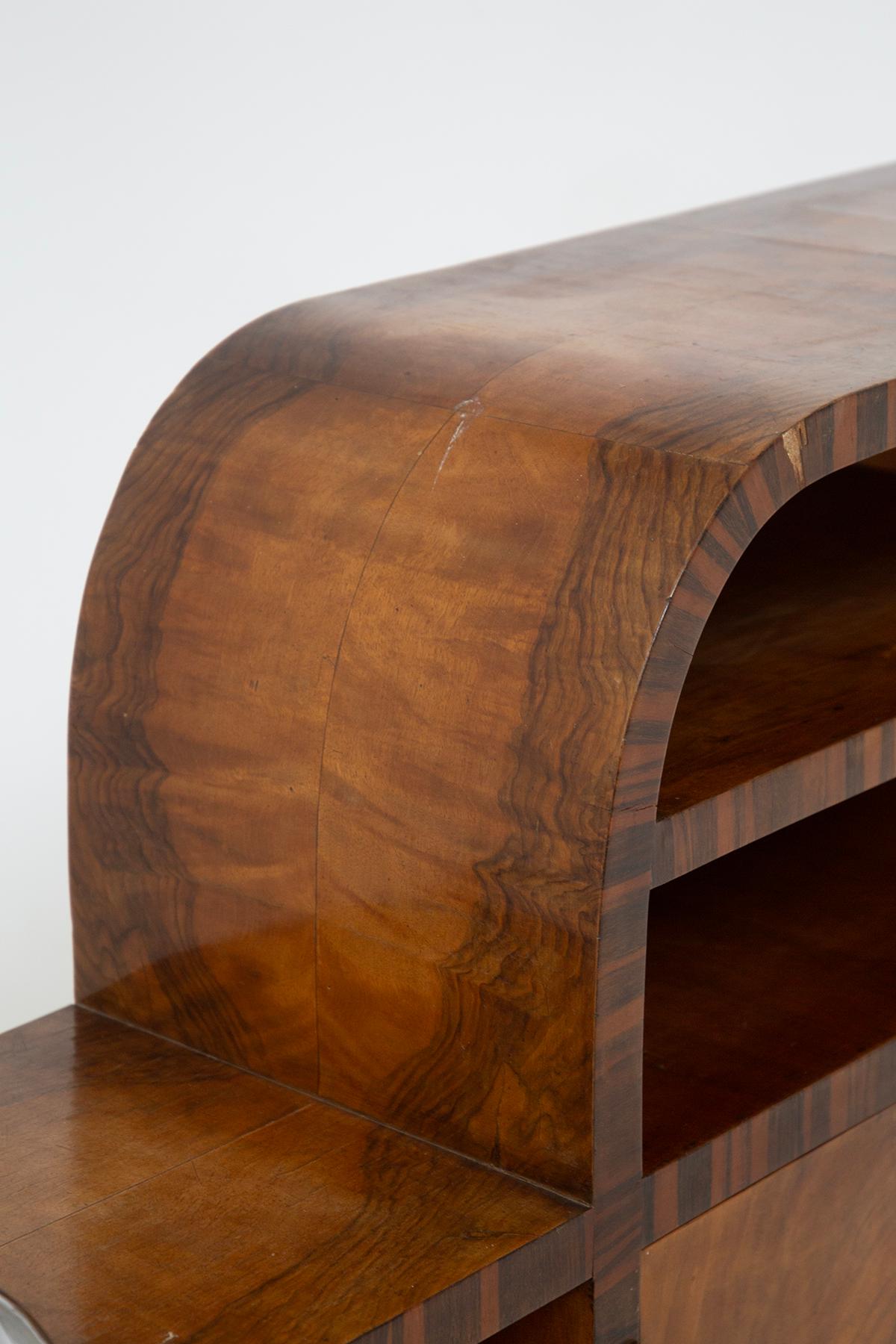 Bauhaus Briar Wood Sideboard in Hynek Gottwald style In condizioni buone in vendita a Milano, IT