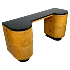 Briarwood console table with four drawers, Deco, 1940s