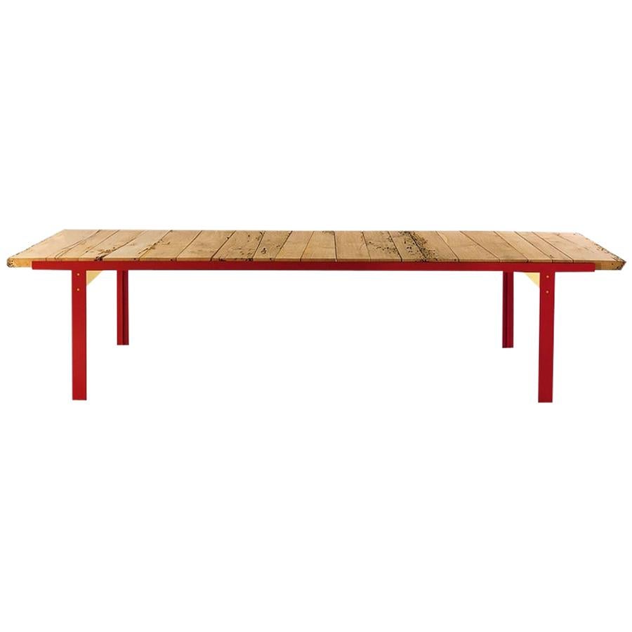 Briccola-Tisch aus Zedernholz, entworfen von Carlo Colombo, hergestellt in Italien im Angebot