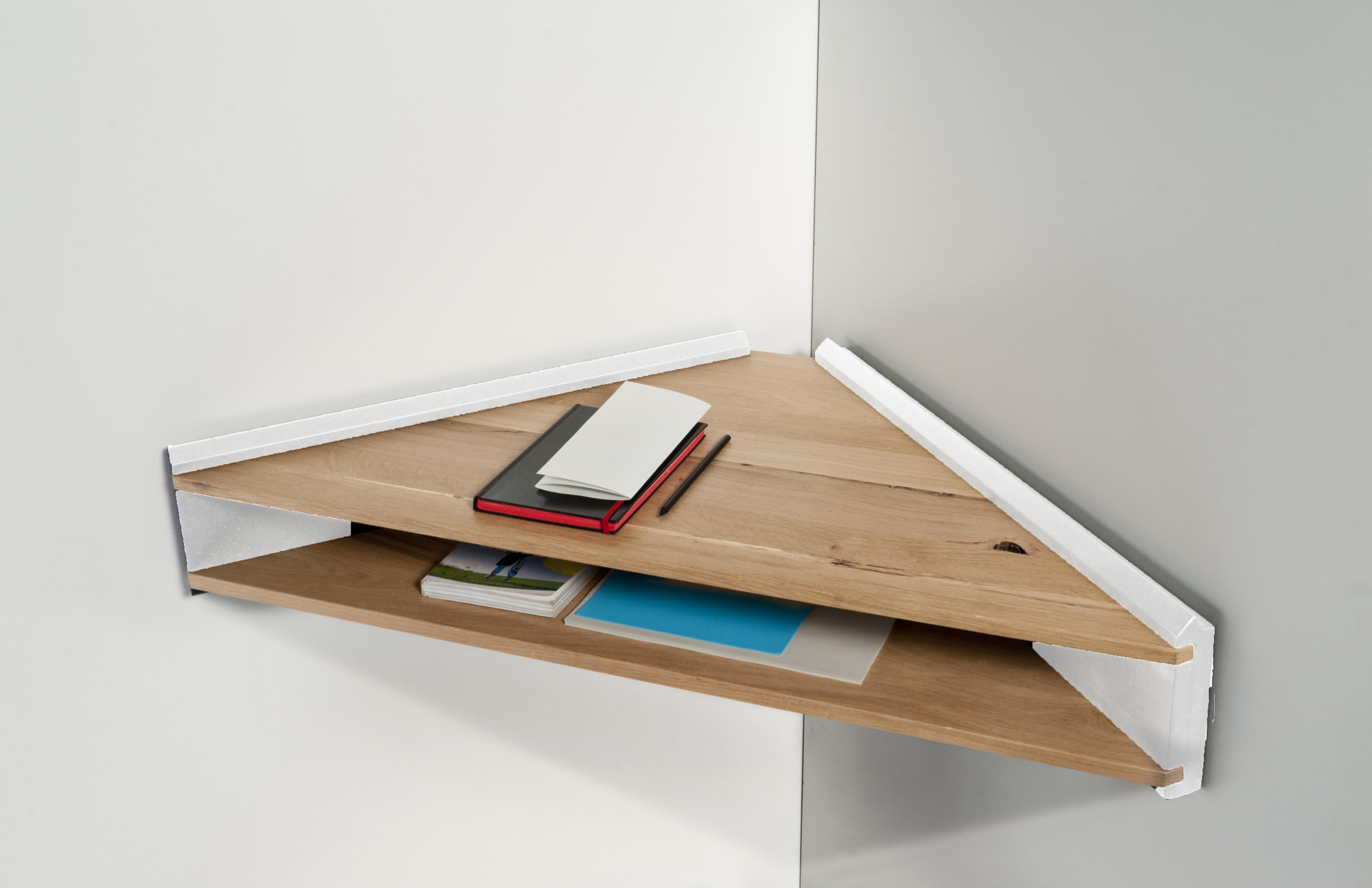 minimalist corner desk