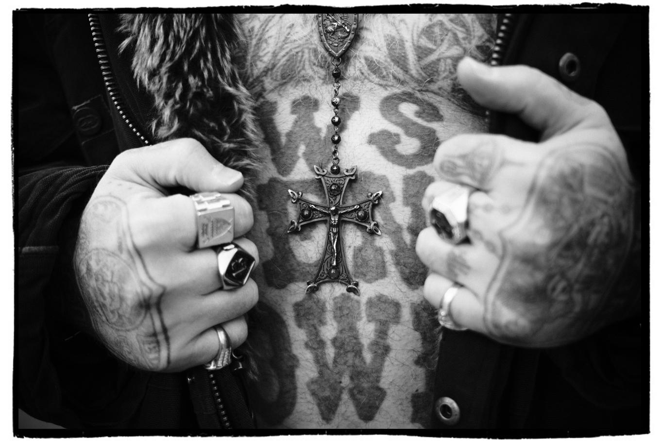 Brice Gelot Black and White Photograph - Christ is King