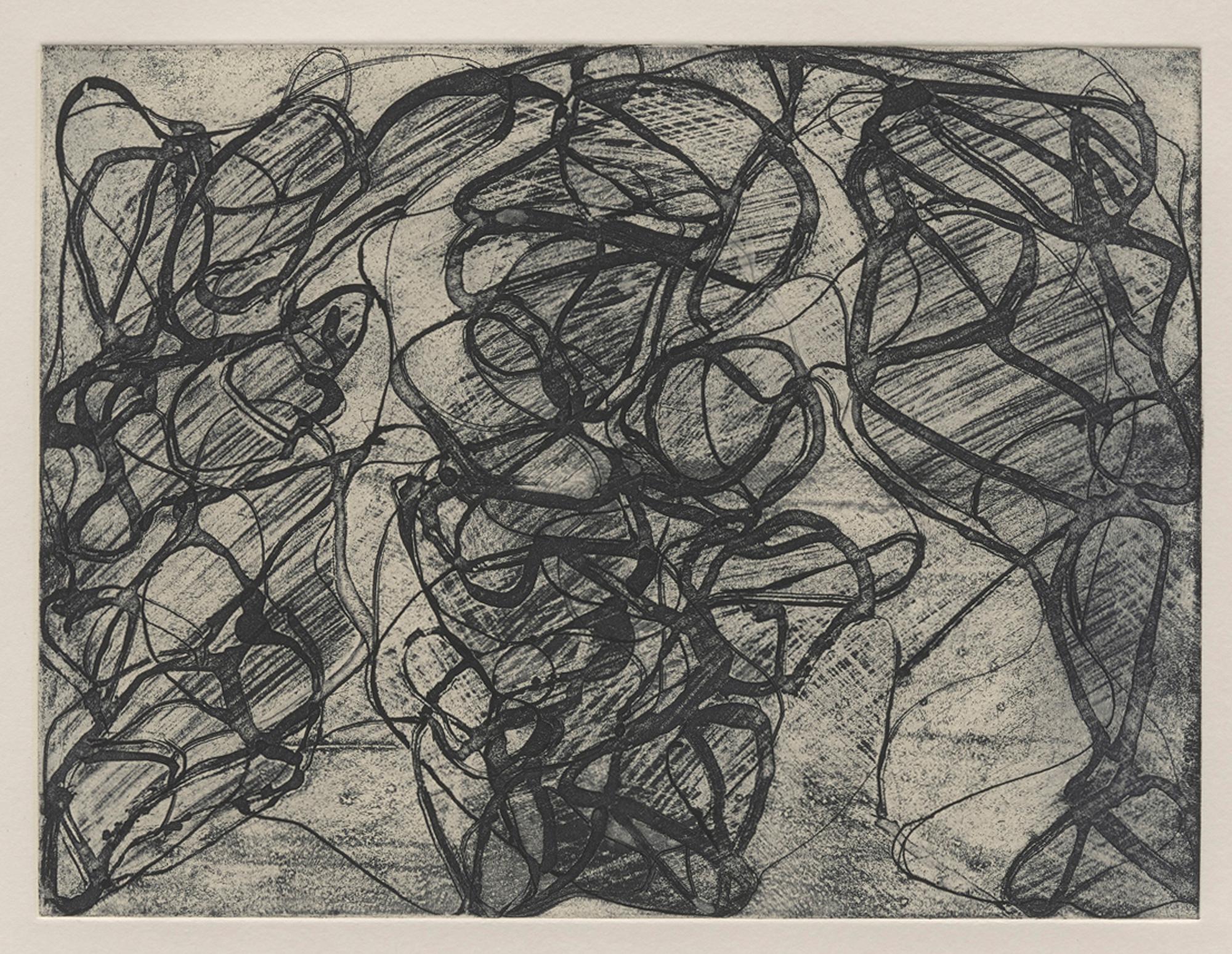 After Botticelli 5 - Print by Brice Marden