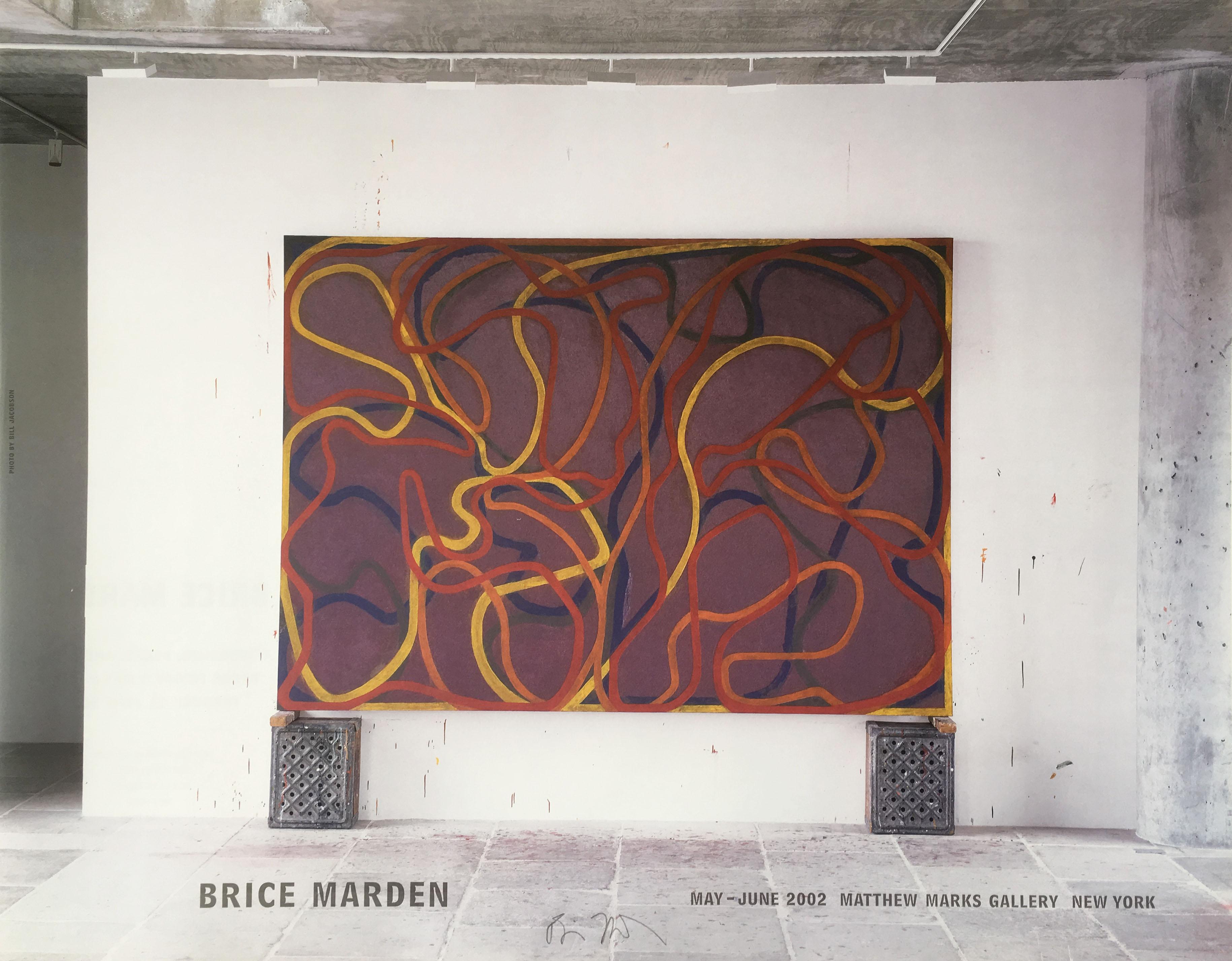 Brice Marden Abstract Print – „Attendants, Bears und Rocks“