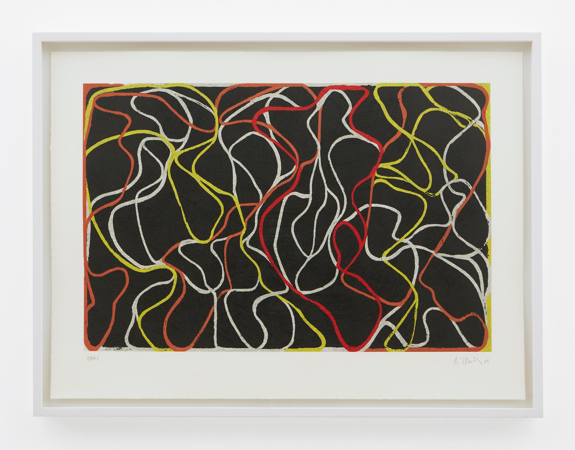 Beyond Eagles Mere 2 - Print by Brice Marden