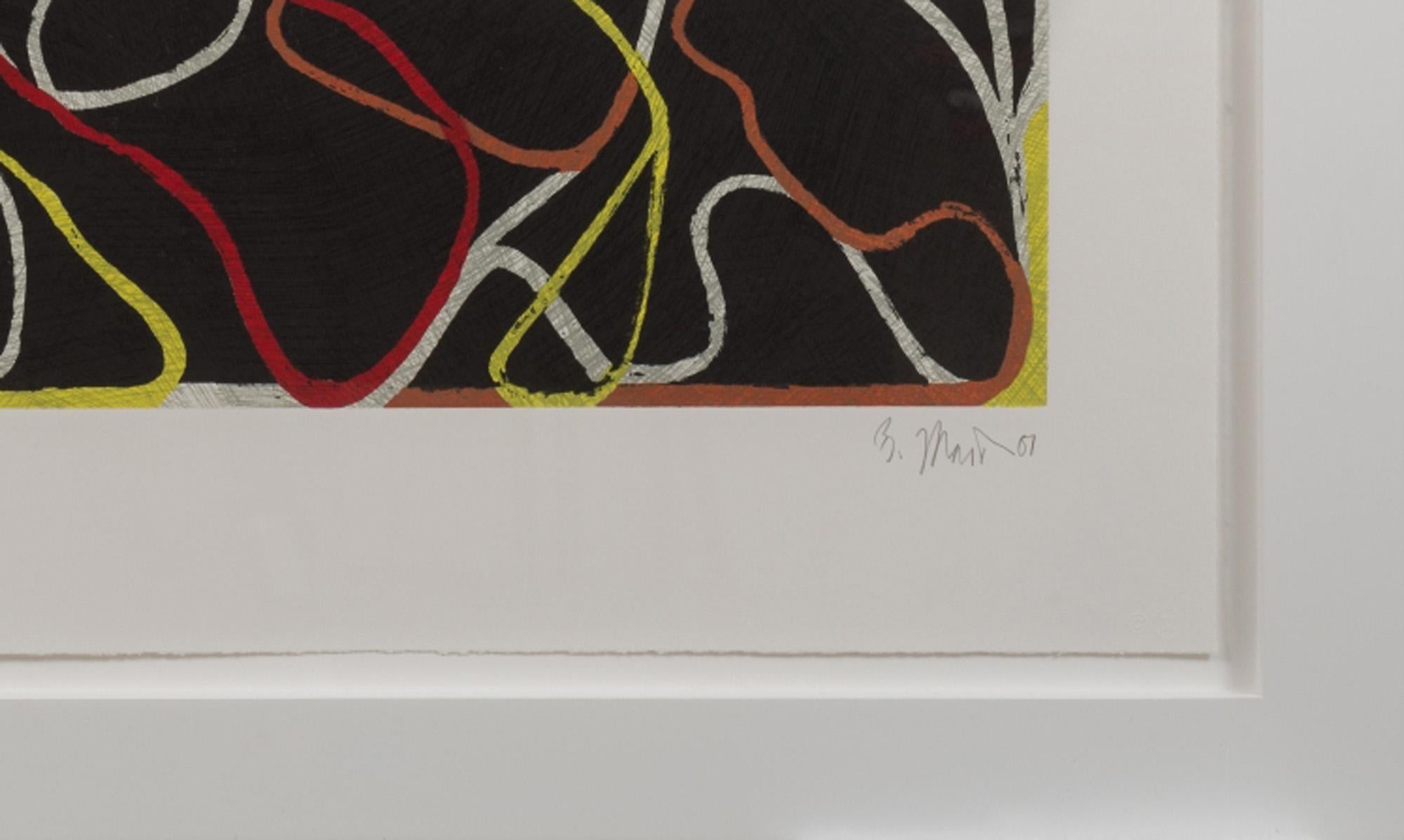 Beyond Eagles Mere 2 - Minimalist Print by Brice Marden