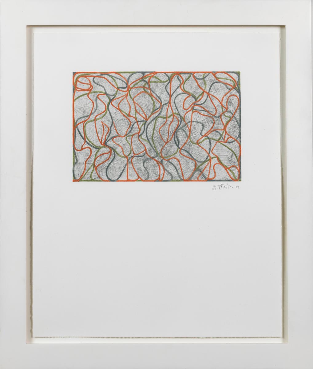 Entfernte Musen (Zeitgenössisch), Print, von Brice Marden