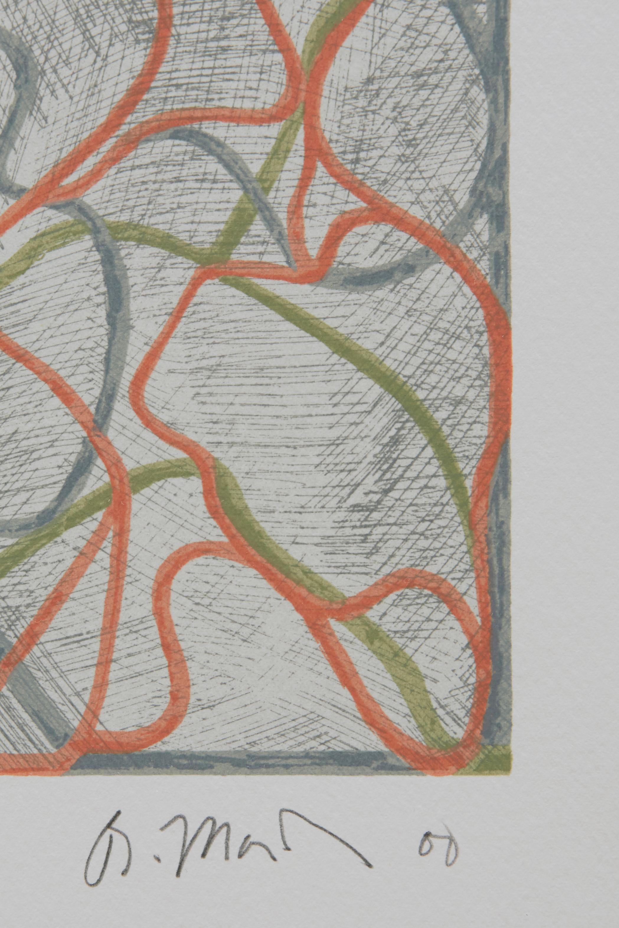 Distant Muses - Contemporary Print by Brice Marden