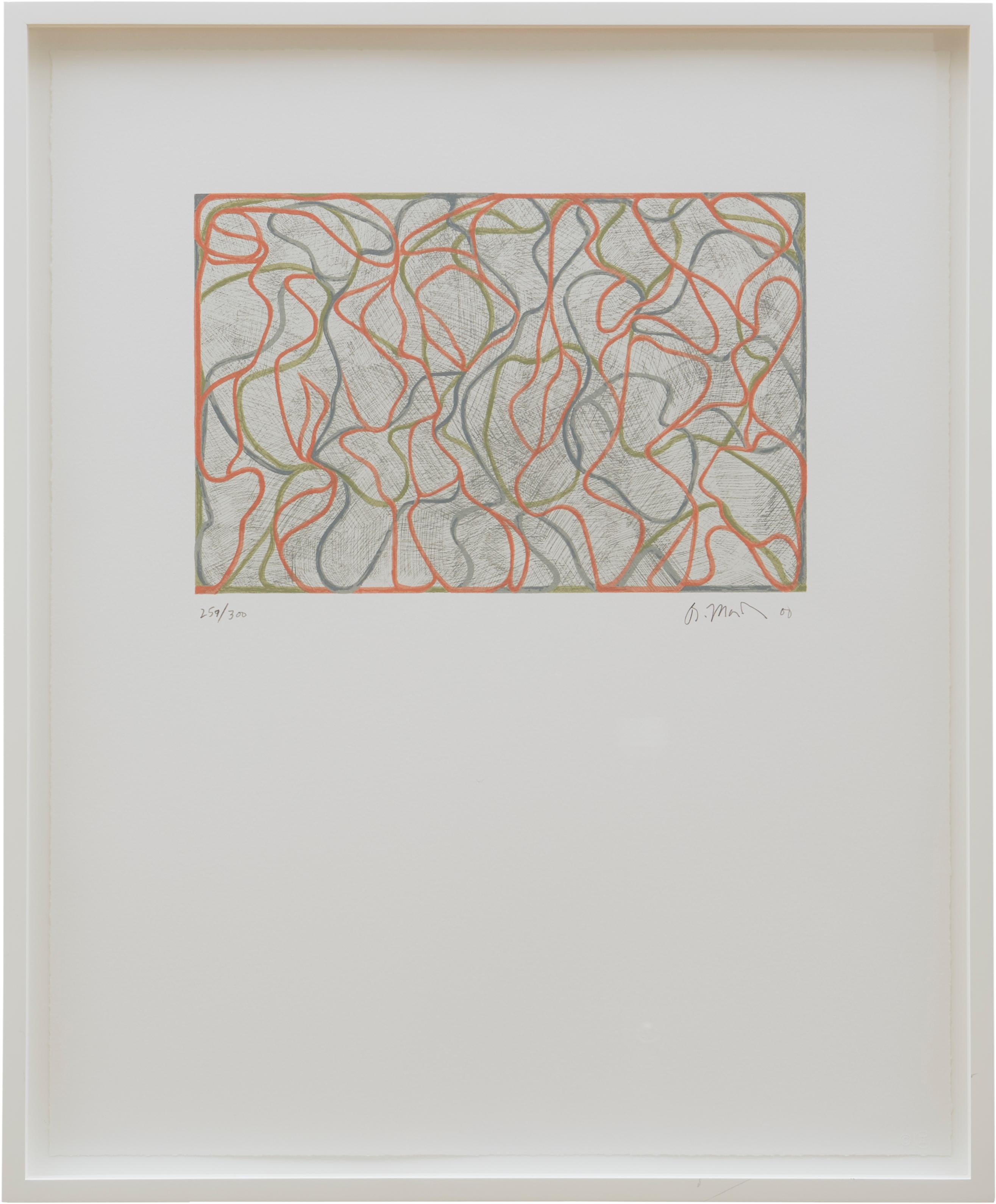 Brice Marden Abstract Print - Distant Muses