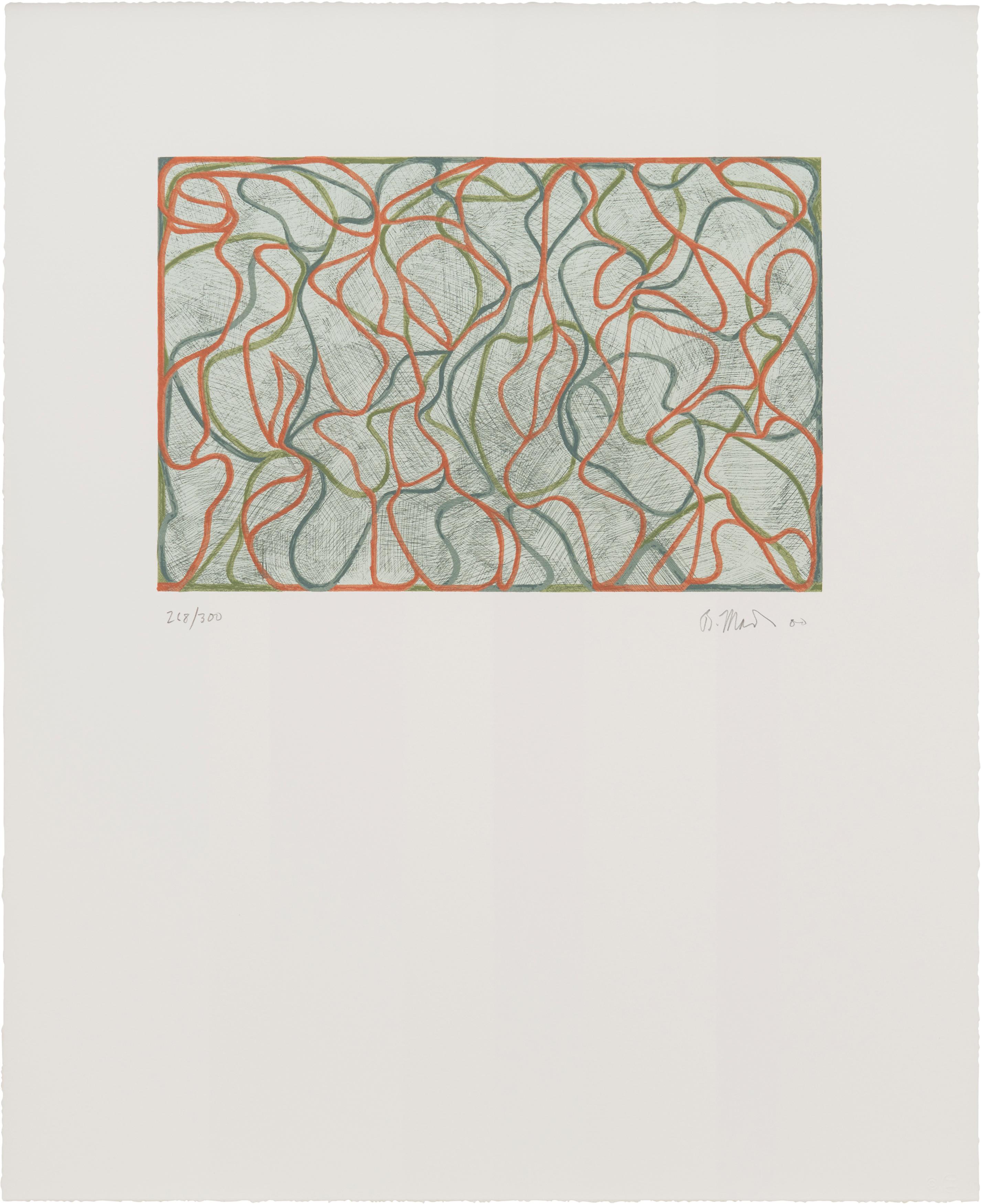 Abstract Print Brice Marden - Musées d' distance