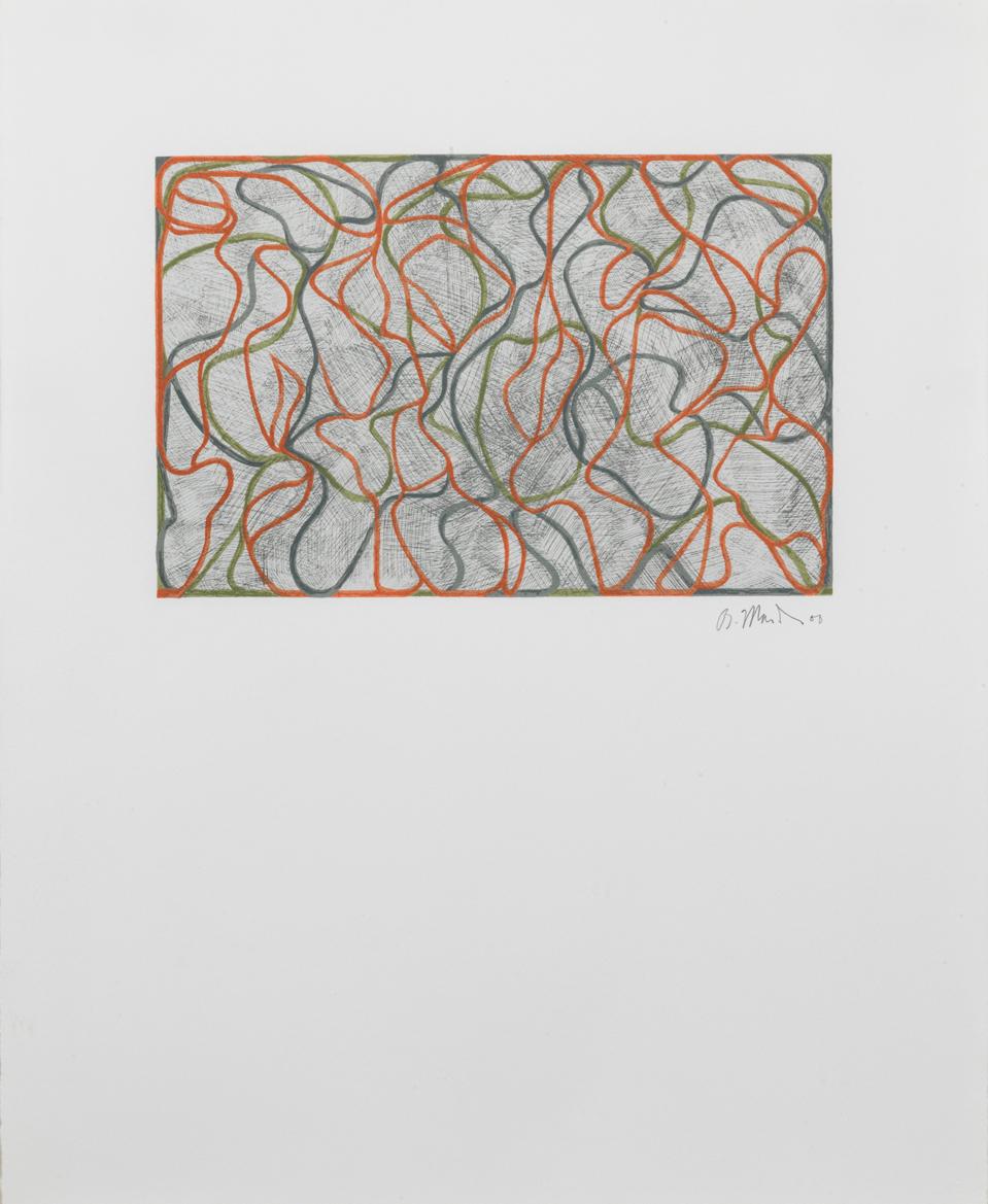 Distant Muses - Print by Brice Marden