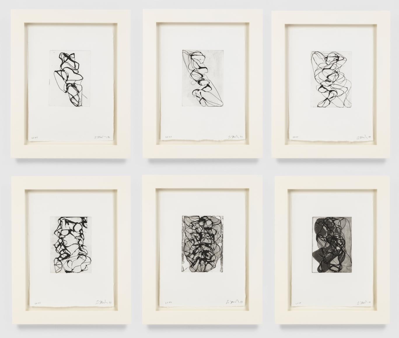 Han Shan Exit 1-6 - Print by Brice Marden