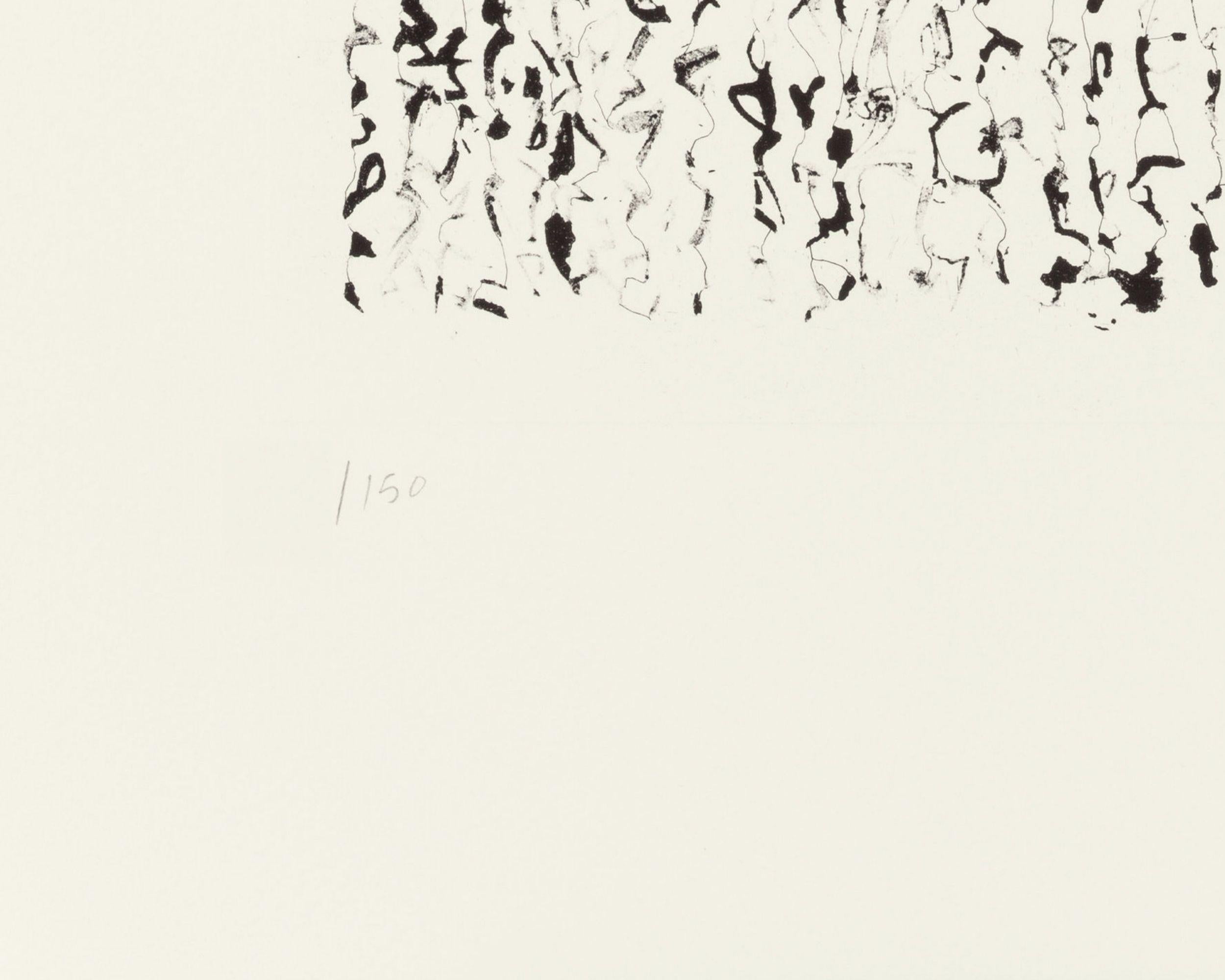 BRICE MARDEN
Obama Letter, 2012
Etching, on wove paper
Signed, dated and numbered from the edition of 150
From Artists for Obama
Printed and published by Gemini G.E.L., Los Angeles
In support of the Obama Victory Fund
Sheet: 35.6 x 35.6 cm (14.0 x