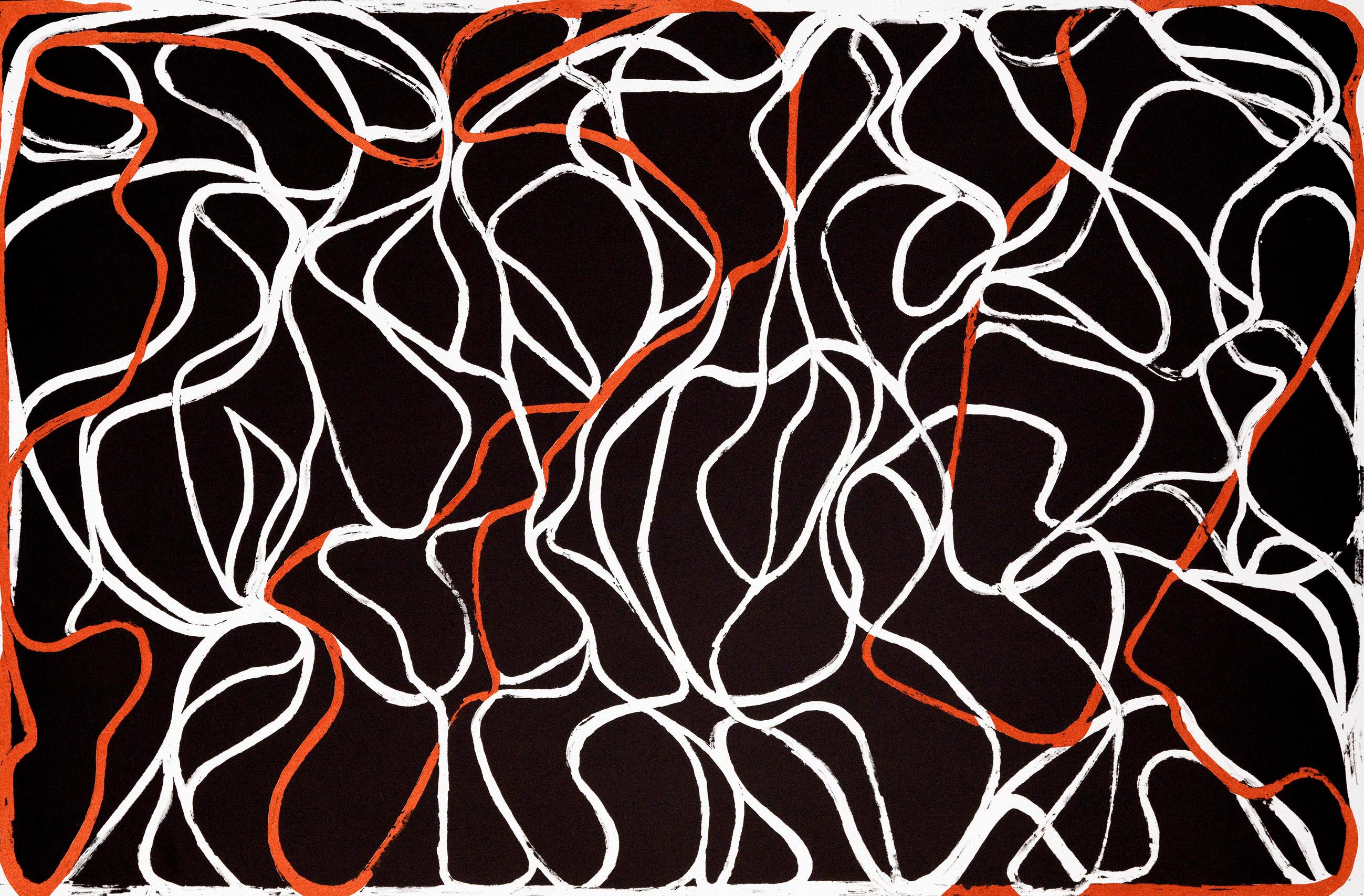 Richard's Muse - Abstract art, Minimalism, Print, Lithograph, Brice Marden 1