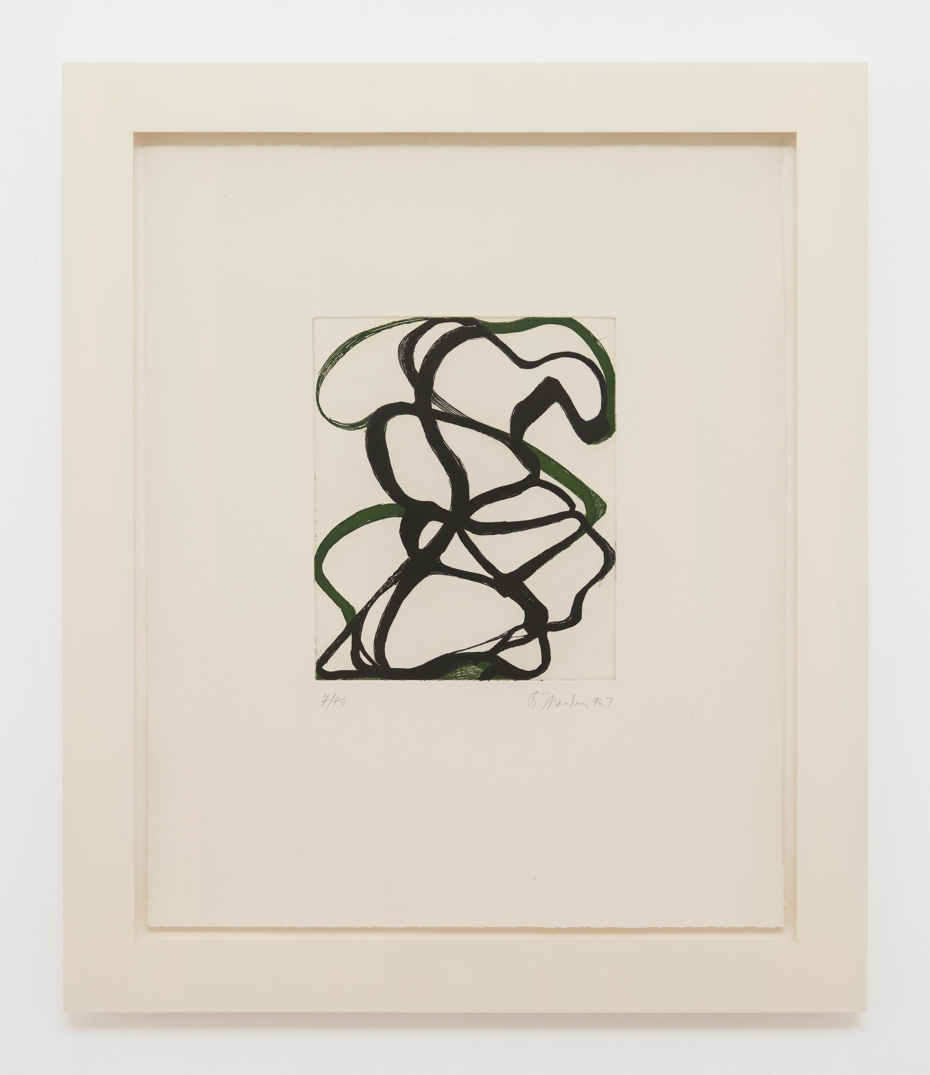 The Fungoid Rock - Print by Brice Marden