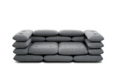Brick 2-Seater Sofa in Hallingdal 65 - 130 by Kvadrat