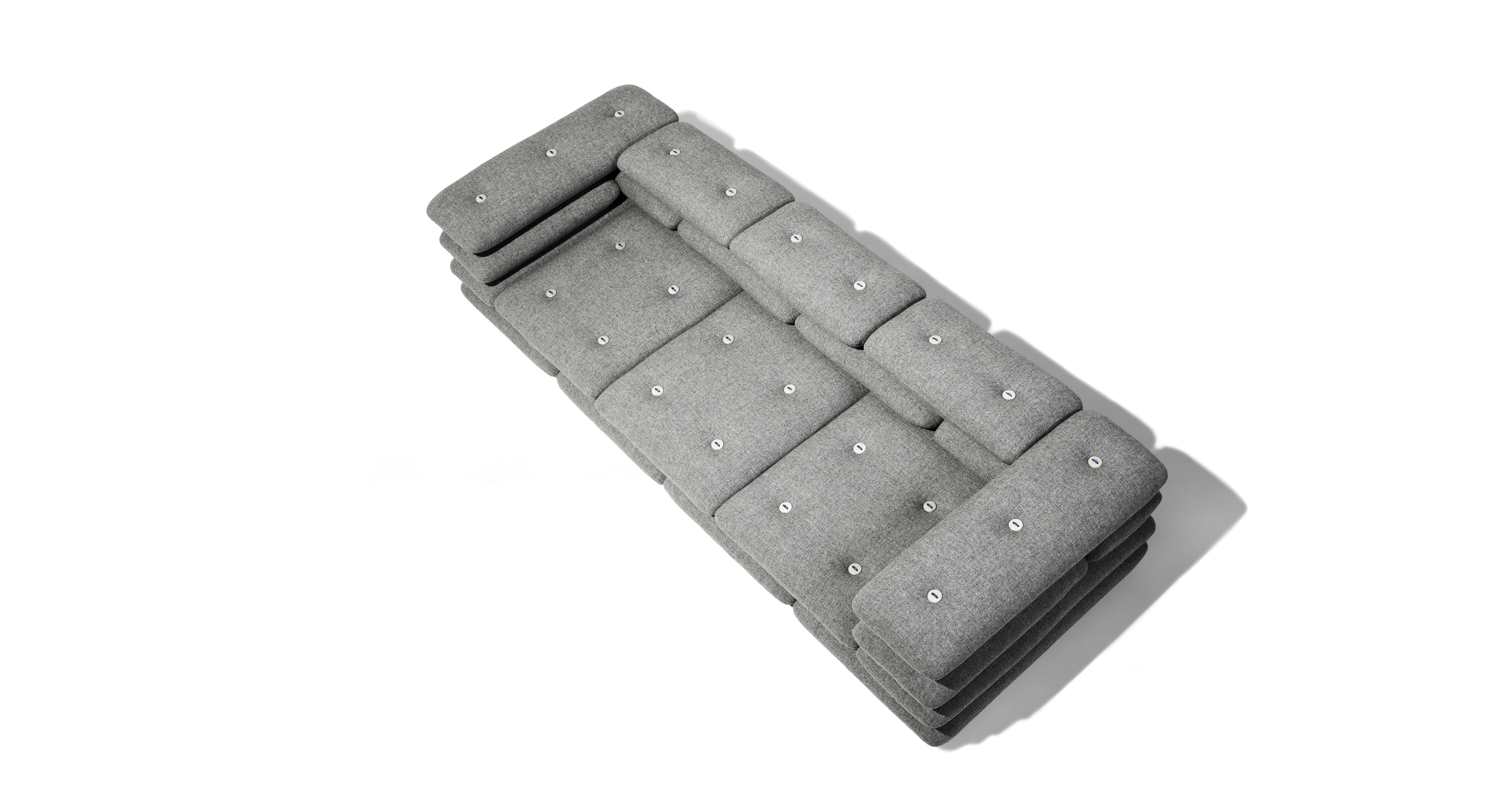 European Brick 3-Seater Sofa in Hallingdal 65 - 130 by Kvadrat For Sale