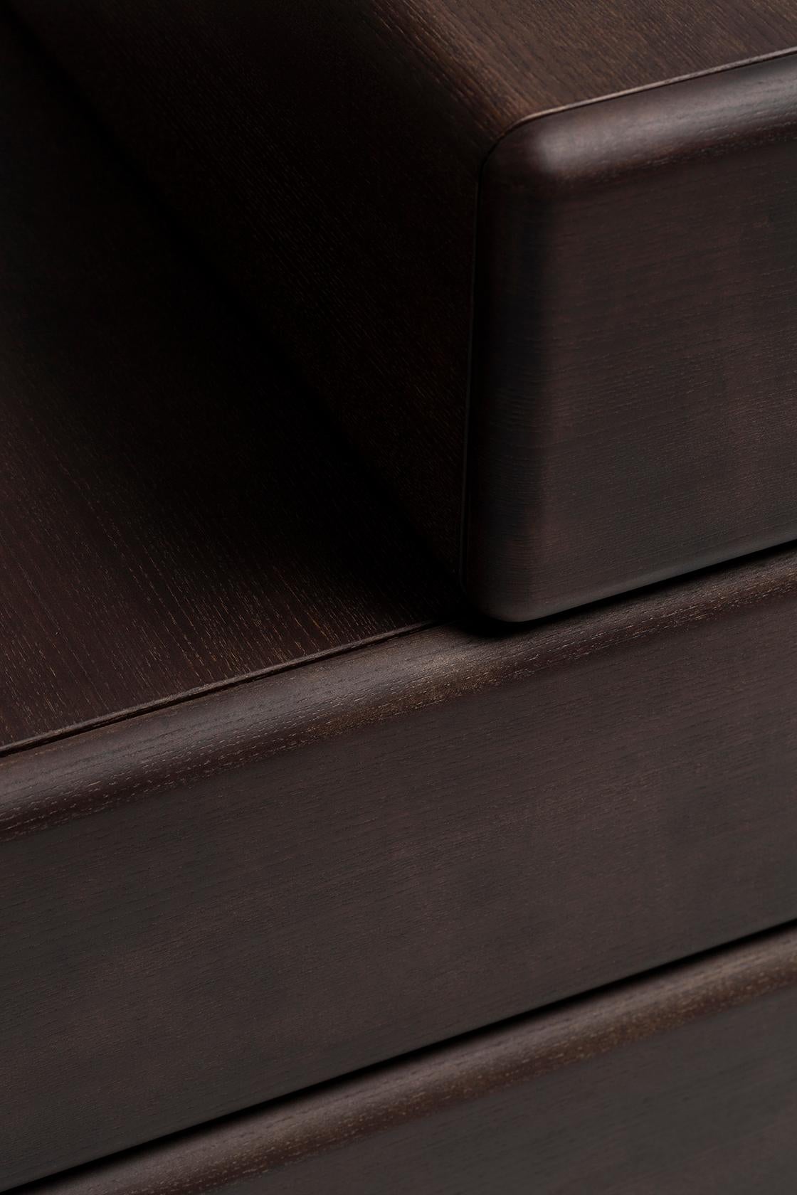 Modern Brick D Carpanese Home Italia Chest of Drawers For Sale