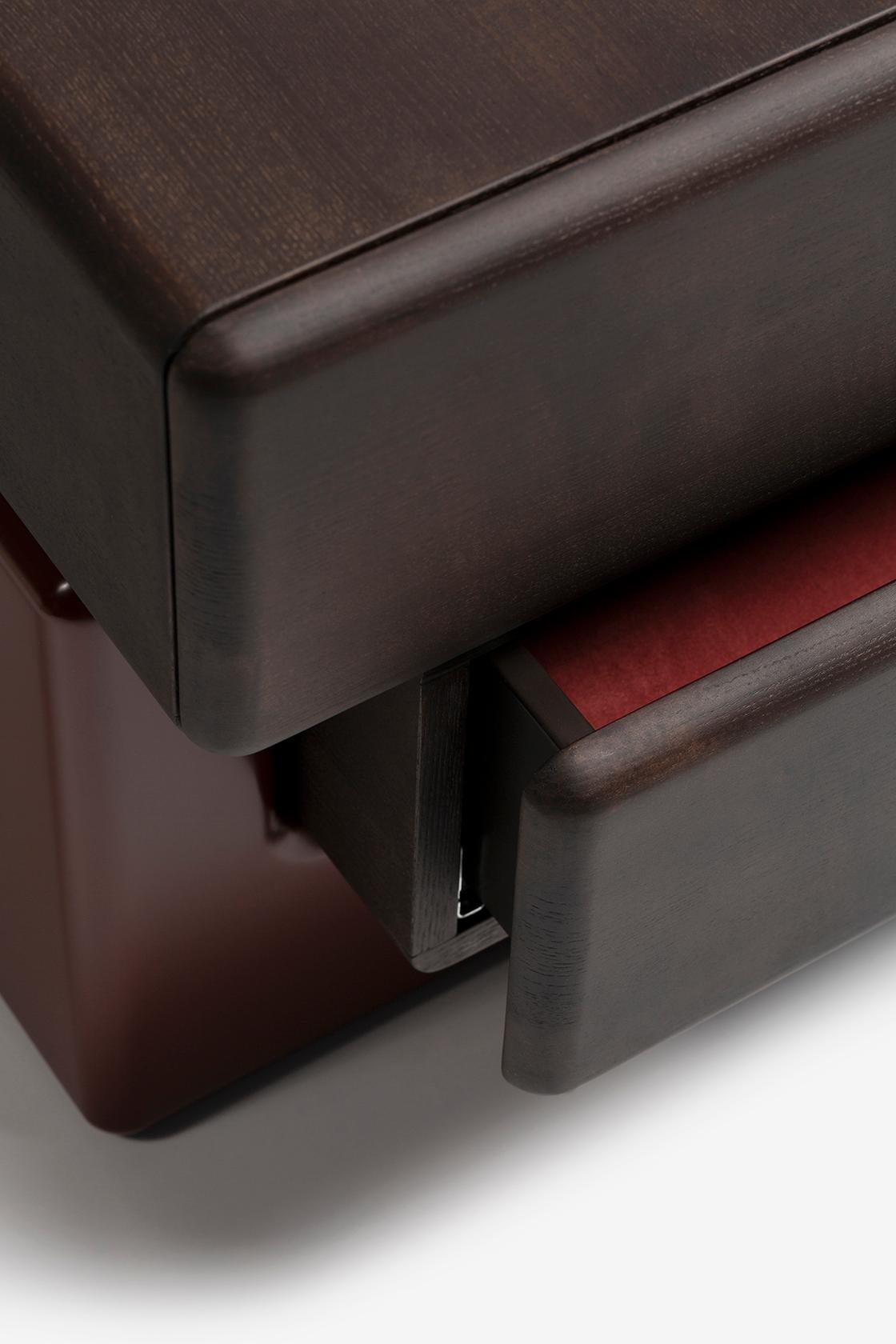 Italian Brick D Carpanese Home Italia Chest of Drawers For Sale