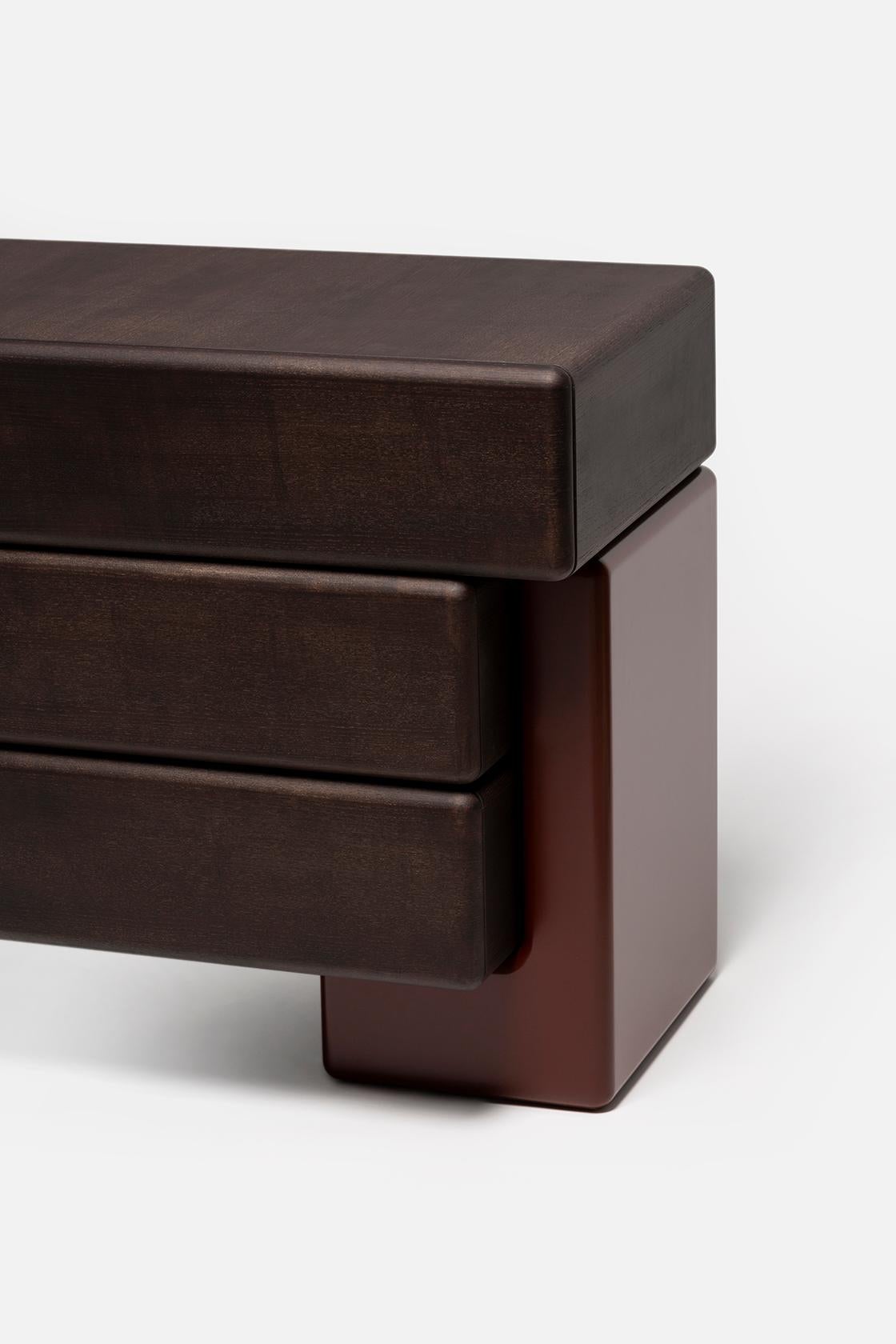 Contemporary Brick D Carpanese Home Italia Chest of Drawers For Sale