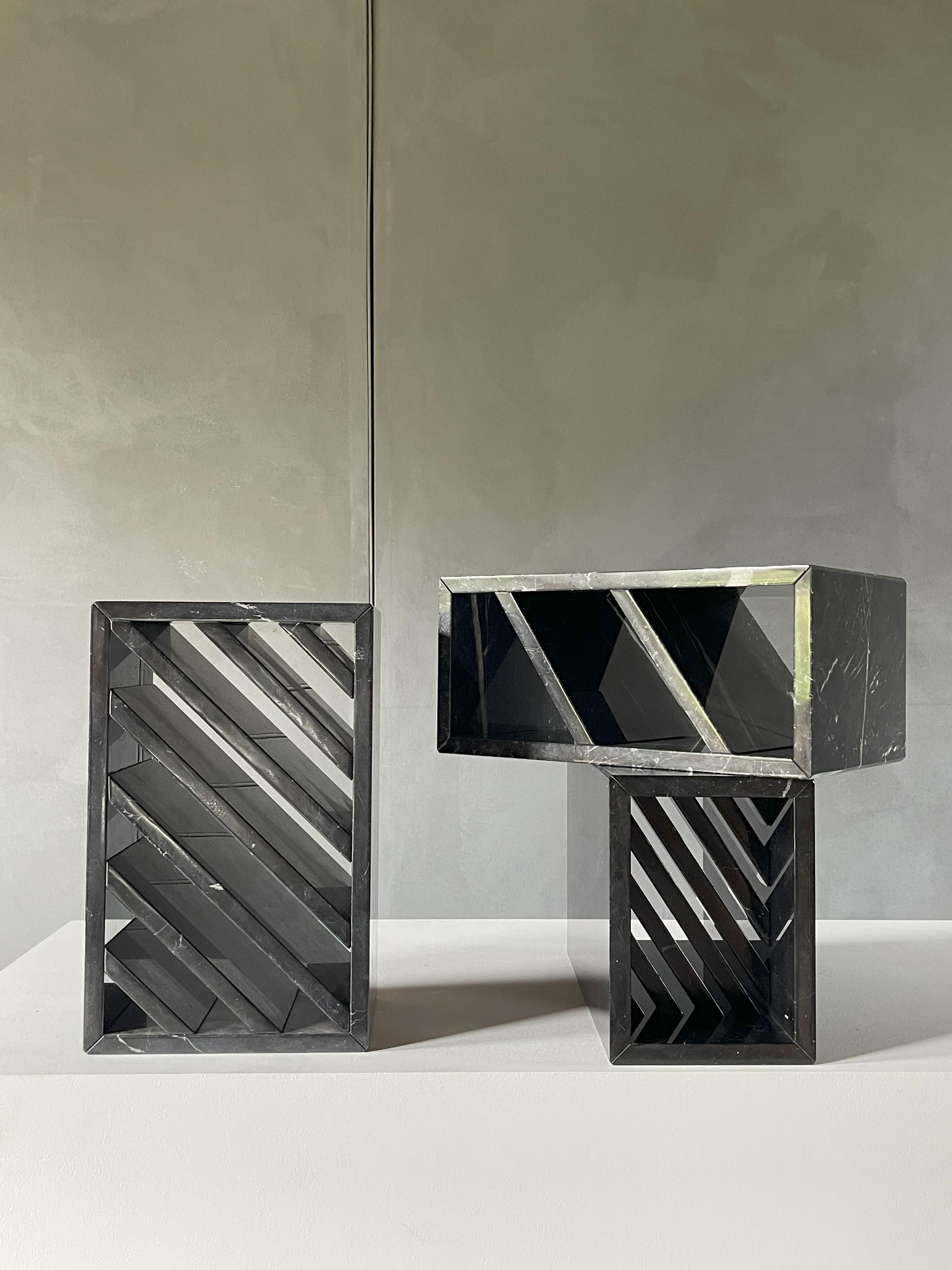 Portuguese BRICK III Side Table - Grégoire de Lafforest For Sale