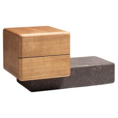 Brick NL Carpanese Home Italia Nightstand Marble Base