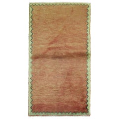 Tapis moderniste turc rouge brique