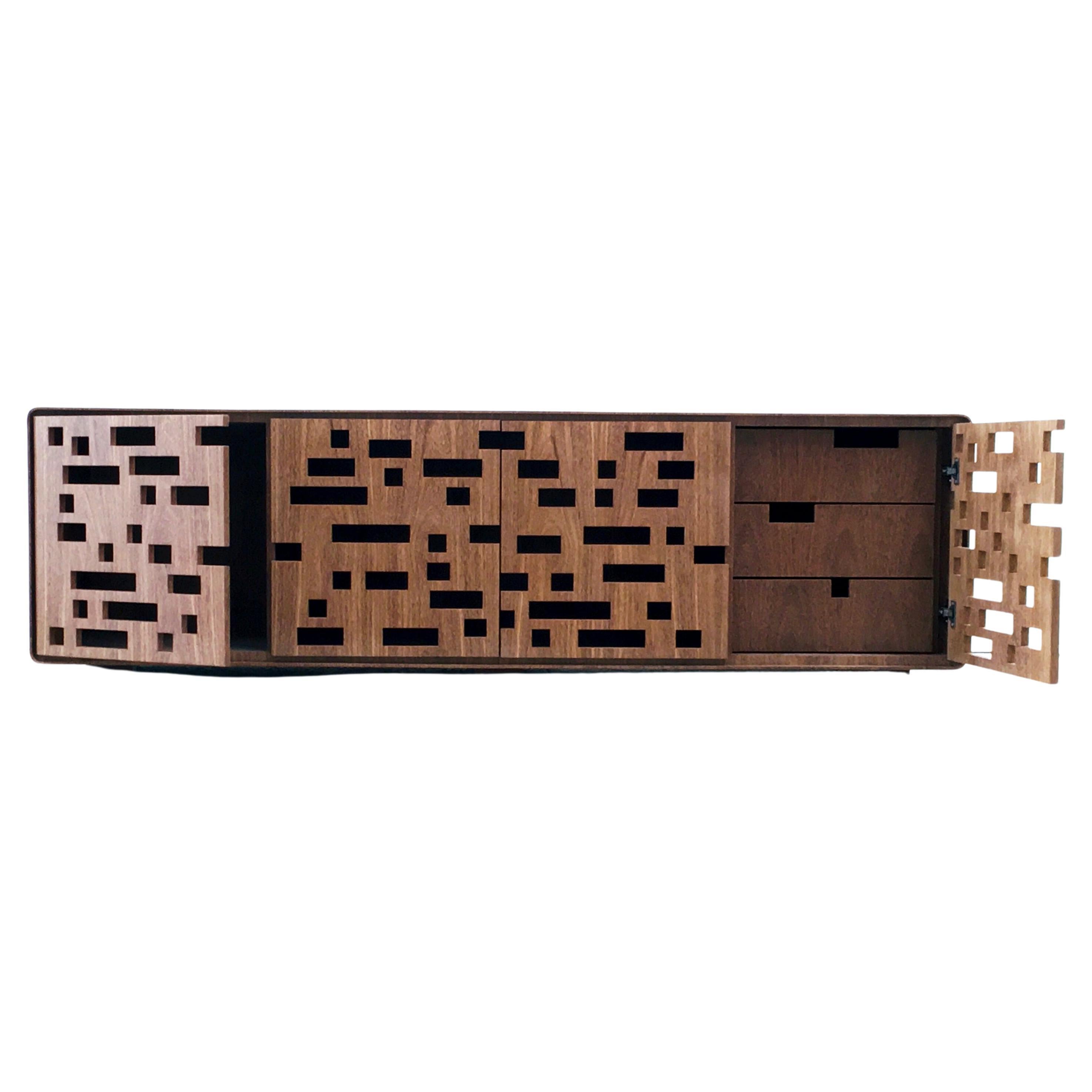 Contemporary Sideboard, by Leo Strauss Handcrafted Buffet 