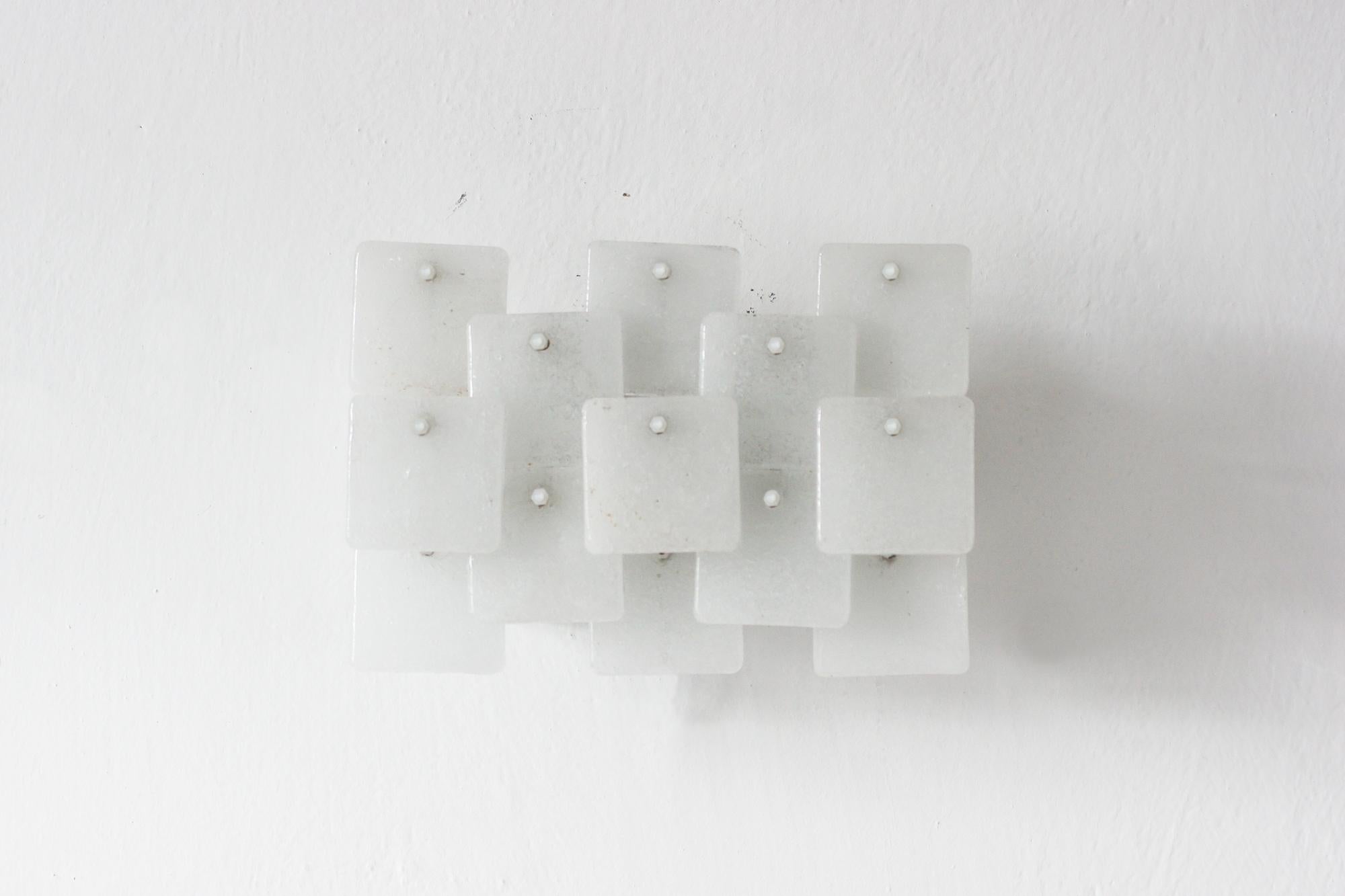 Lámpara de pared Brick de J.T. Kalmar para Kalmar, década de 1970 Austríaco en venta