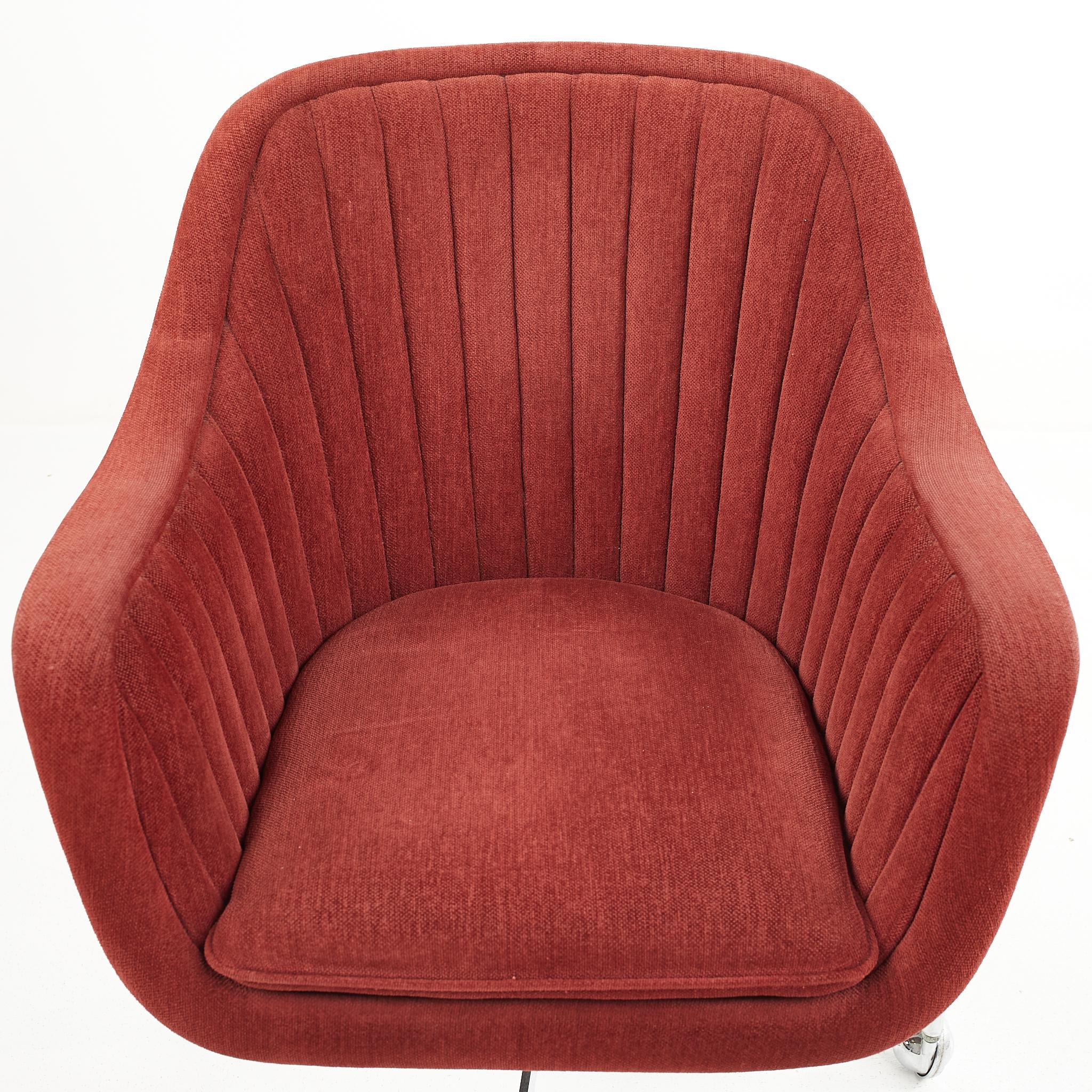 Upholstery Brickel Associates Mid Century Office Chair