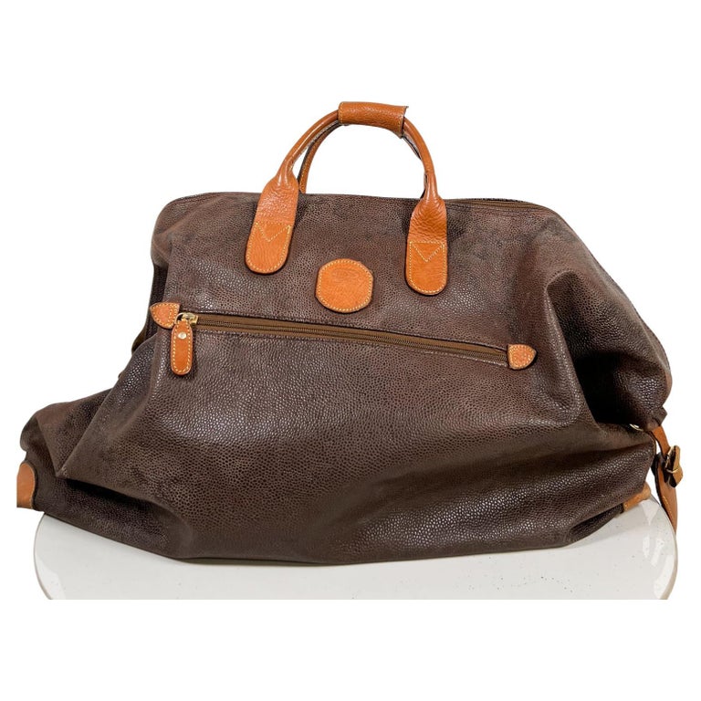 Bric's Italy Handcrafted Travel Tote Cargo Life Bag Italian Leather For