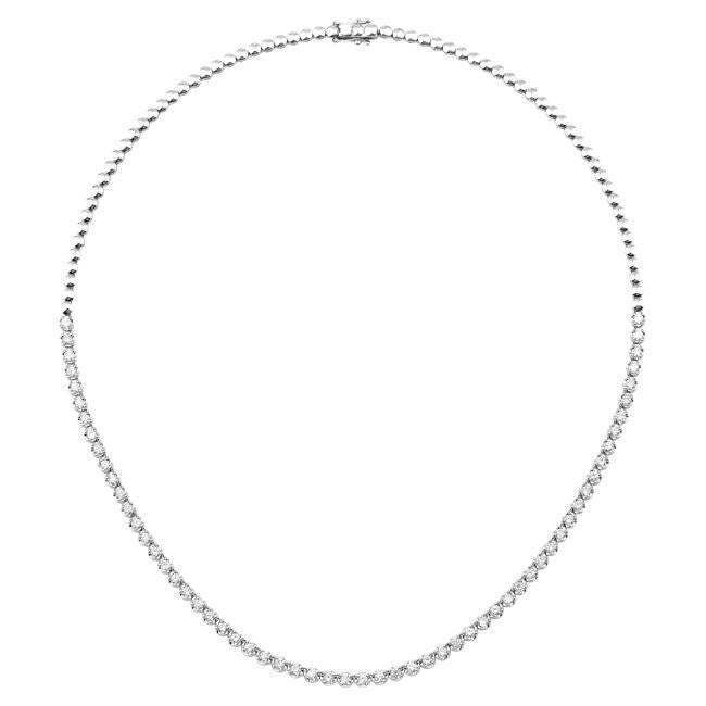 2.86ct Diamond Tennis Necklace
