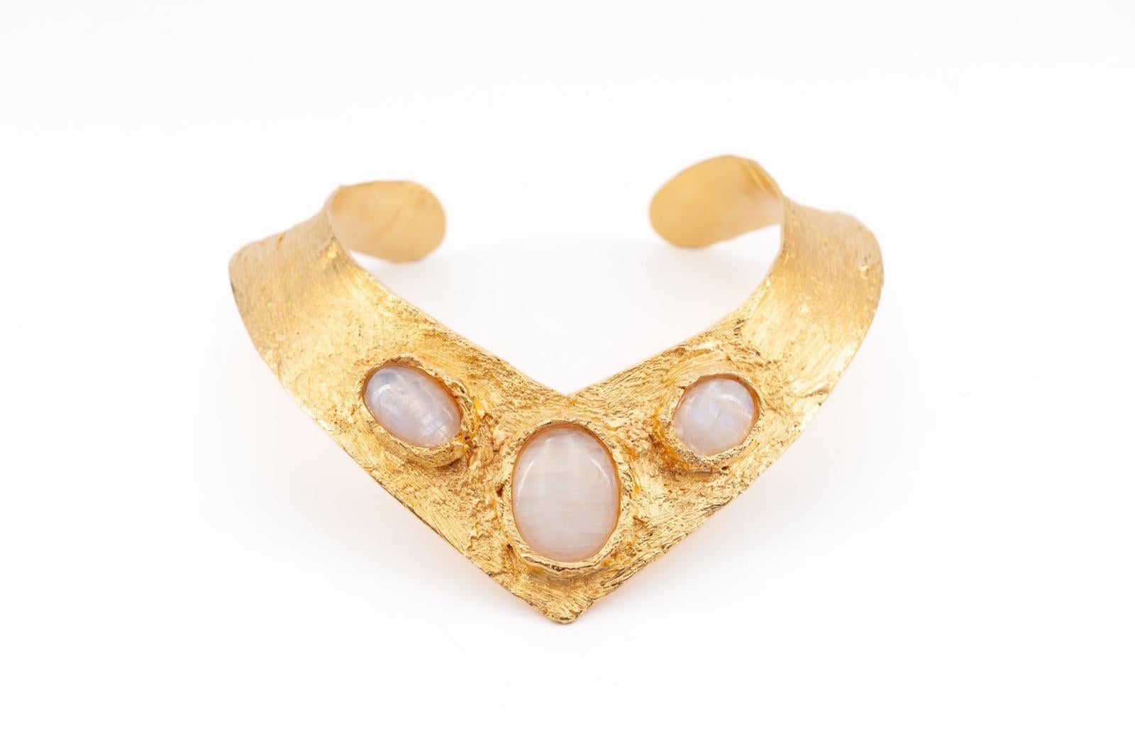Bridal Collection Necklace
Gold-Plated Bronze 
Handmade Lost-Wax Casting
Bronze plated in 24-karat gold all over
Unique Piece 
Spain 