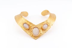 Bridal Big Necklace - Gold-Plated Bronze