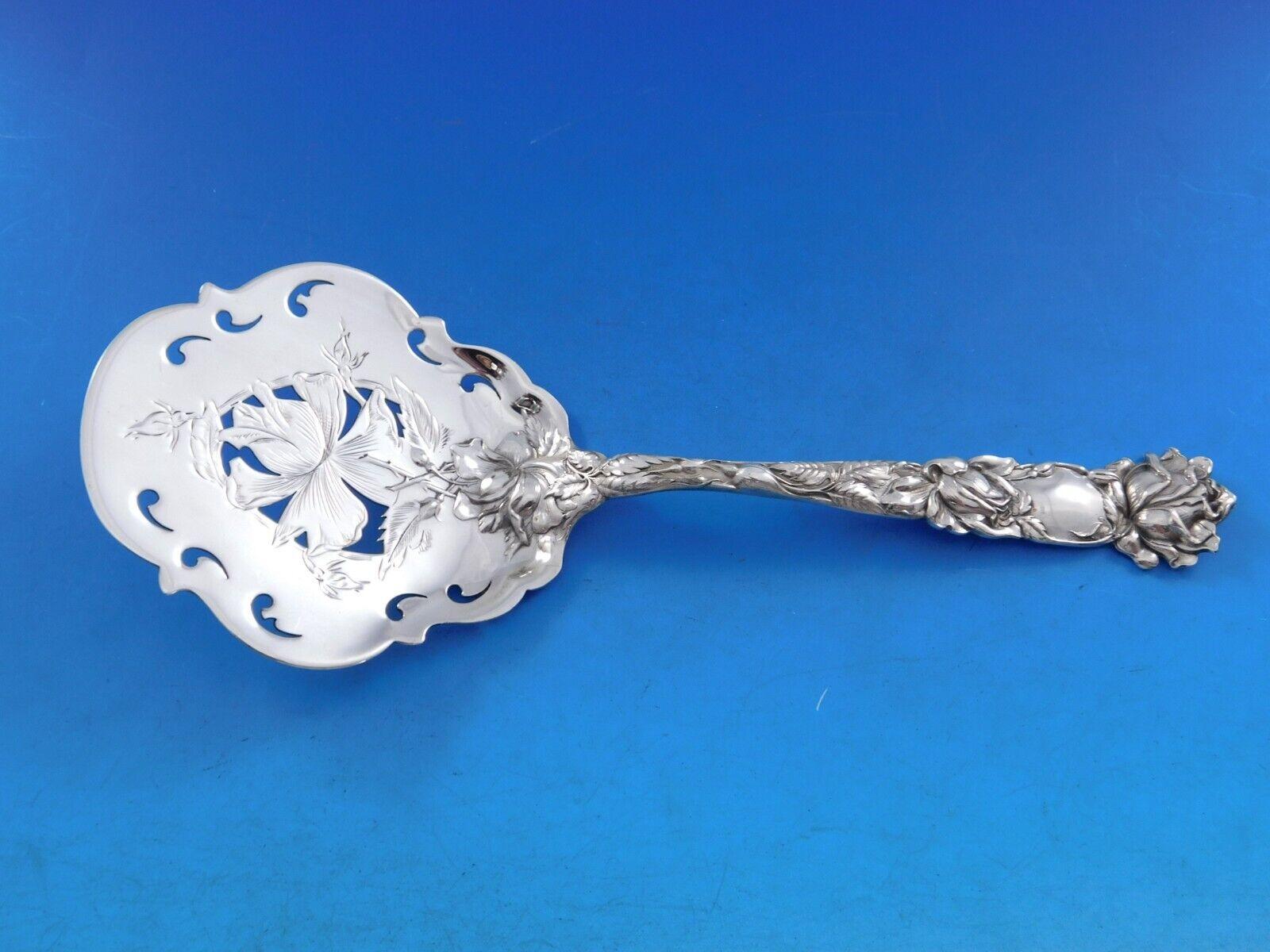 Bridal Rose by Alvin Sterling Silber Besteck Service für 12 Personen Set 122 Pieces im Angebot 5