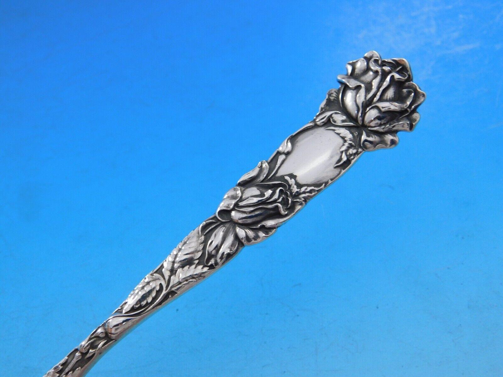 Bridal Rose by Alvin Sterling Silber Besteck Service für 12 Personen Set 122 Pieces (Art nouveau) im Angebot