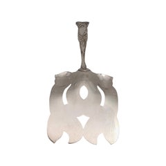 Bridal Rose Sterling Silver Asparagus/Pastry/Toast Server #15602