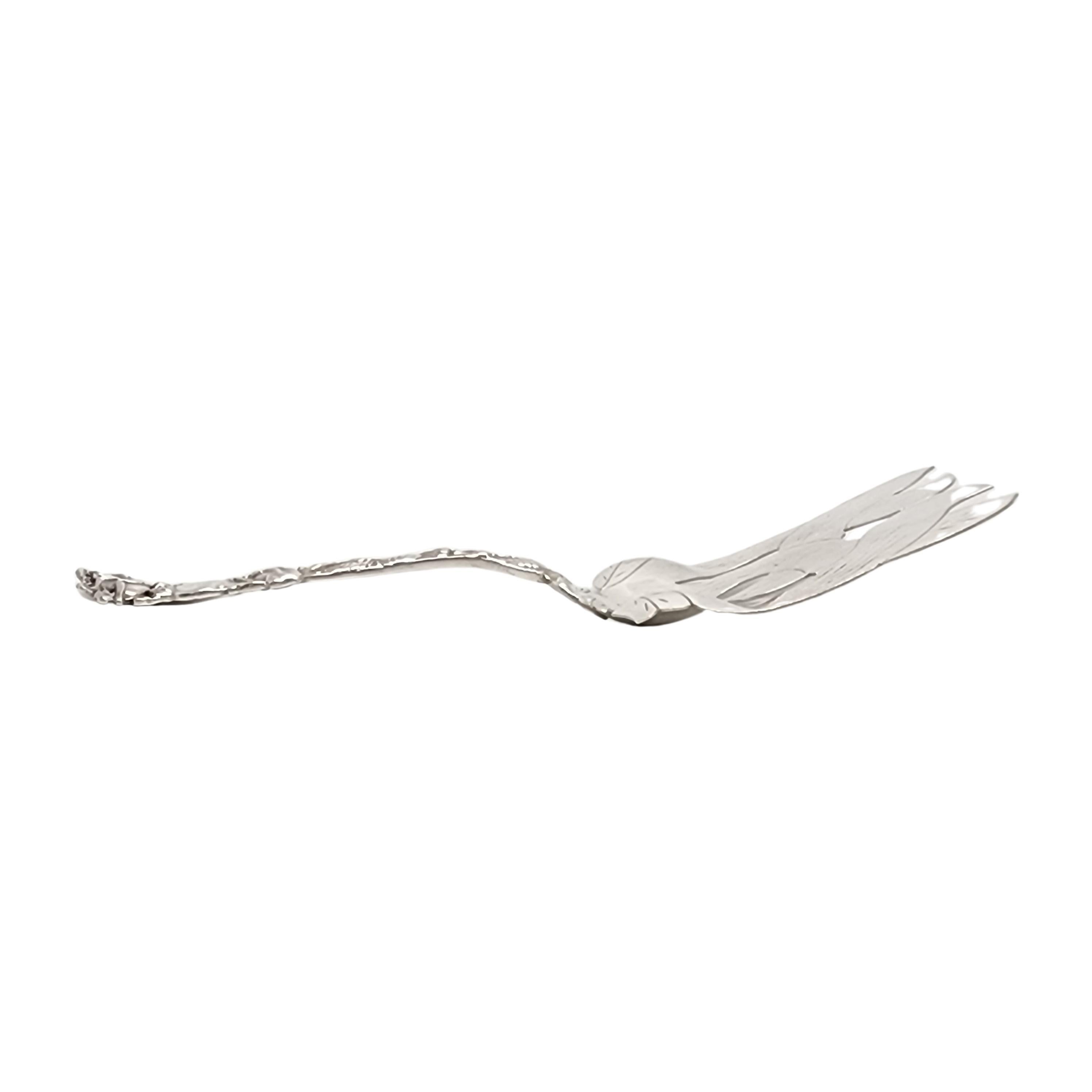 Bridal Rose Sterling Silver Asparagus/Pastry/Toast Server #15602 In Good Condition For Sale In Washington Depot, CT