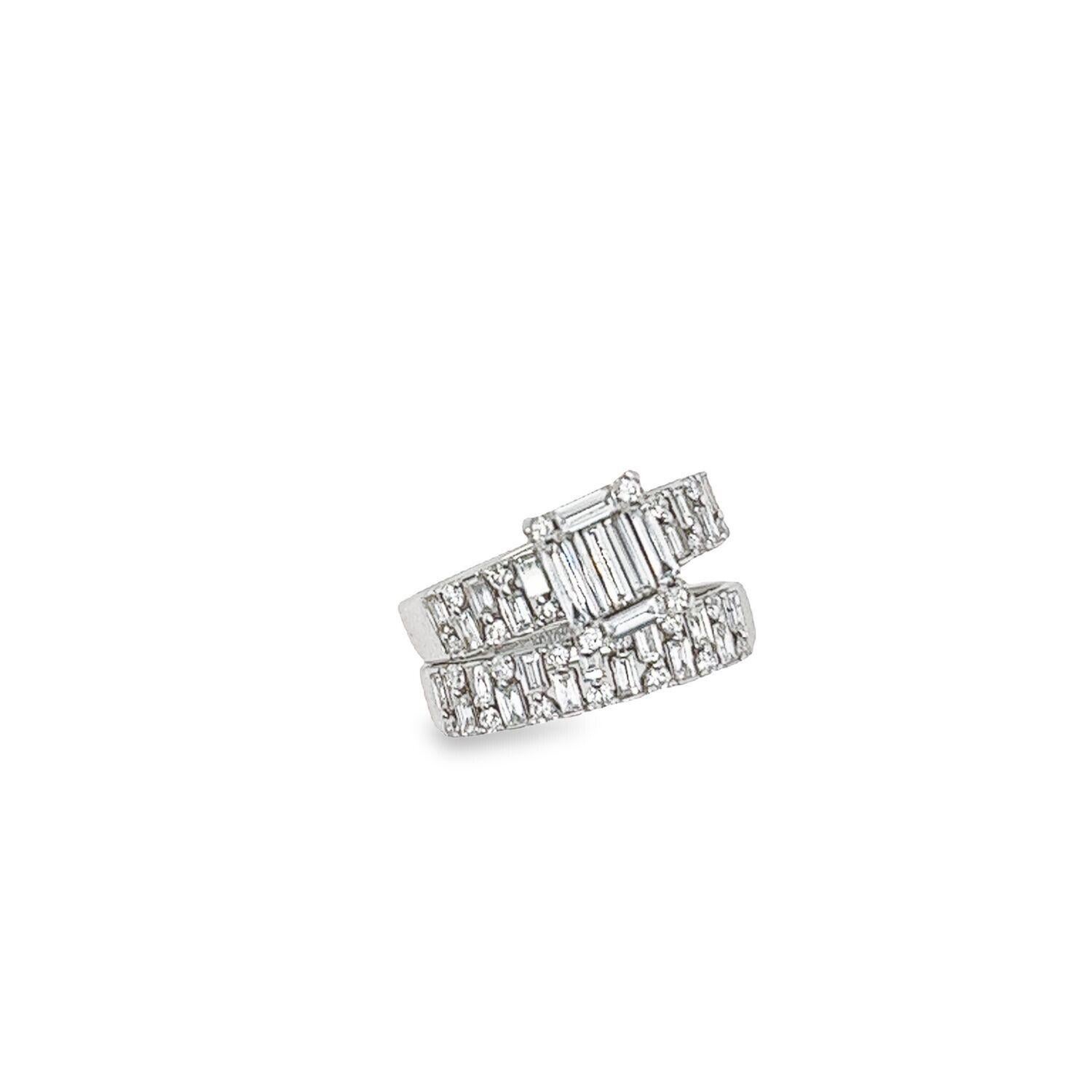 Bague de fiançailles 1ct + alliance 0.55ct en or blanc 18ct Pour femmes en vente