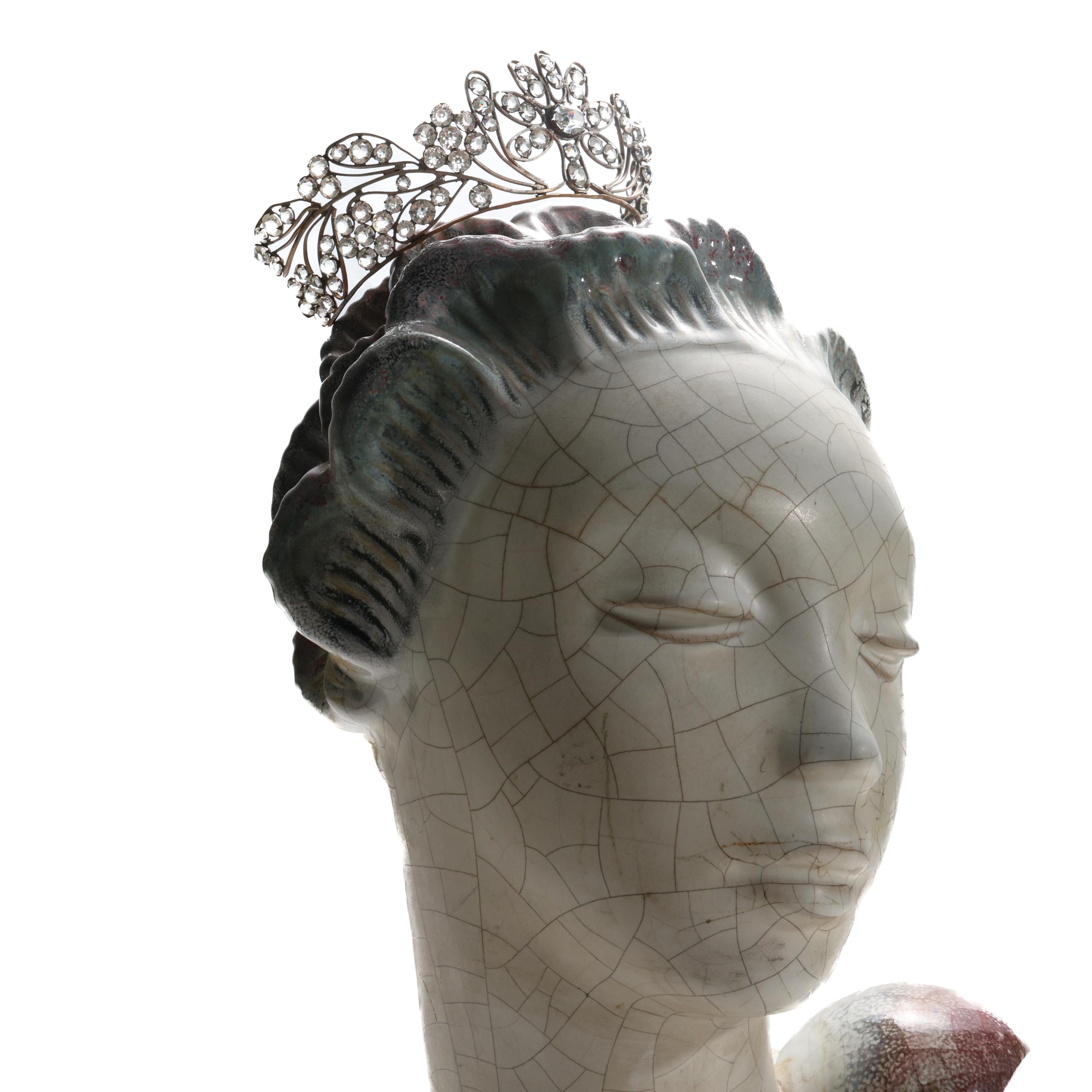 Bridal Tiara, Paste Diamonds, Regency Era 3